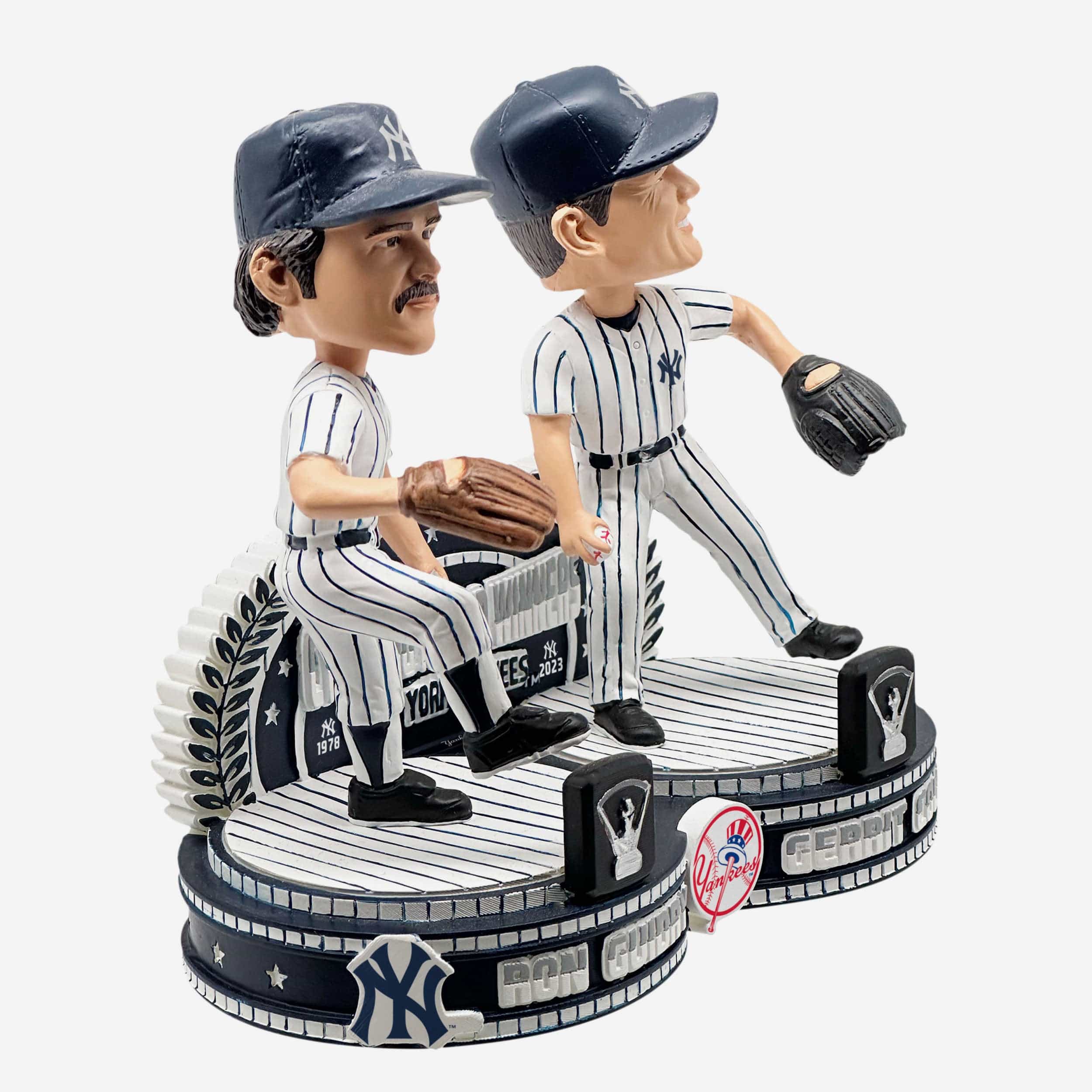 Ron Guidry & Gerrit Cole New York Yankees Cy Young Winners Then and Now Bobblehead - Image 5