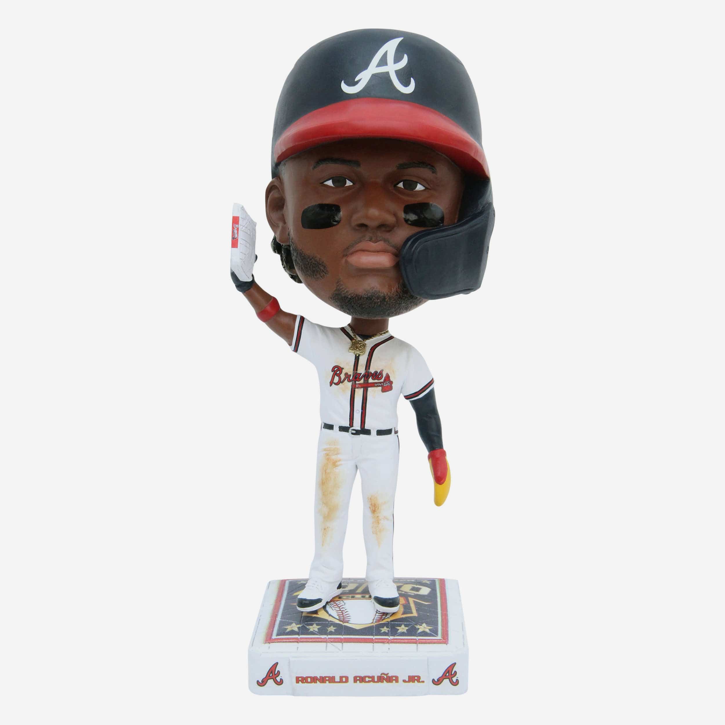Ronald Acuna Jr Atlanta Braves 40 Home Runs & 70 Stolen Bases Bighead Bobblehead