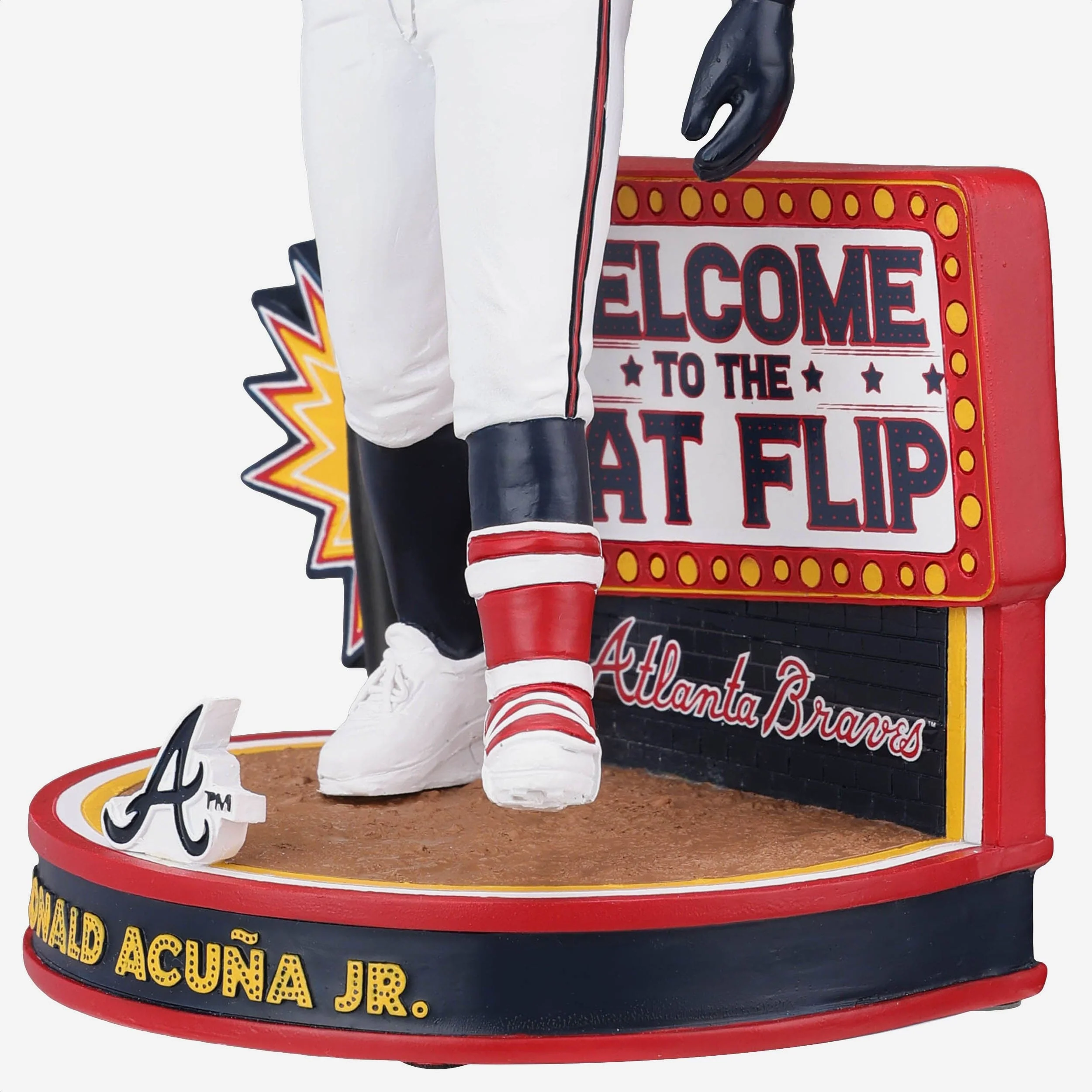 Ronald Acuna Jr Atlanta Braves Bat Flip Bobblehead - Image 3