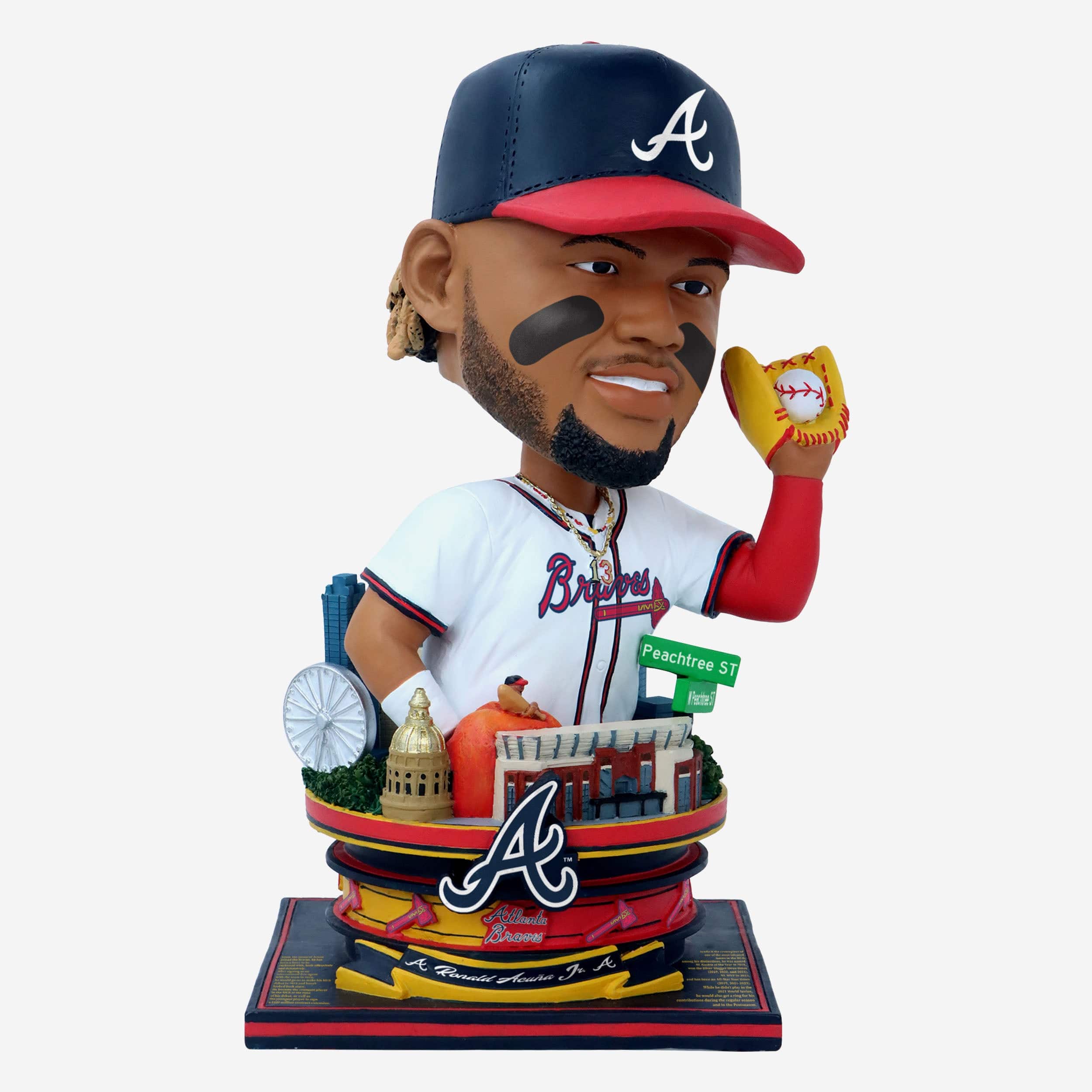 Ronald Acuna Jr Atlanta Braves Bust Bighead Bobblehead