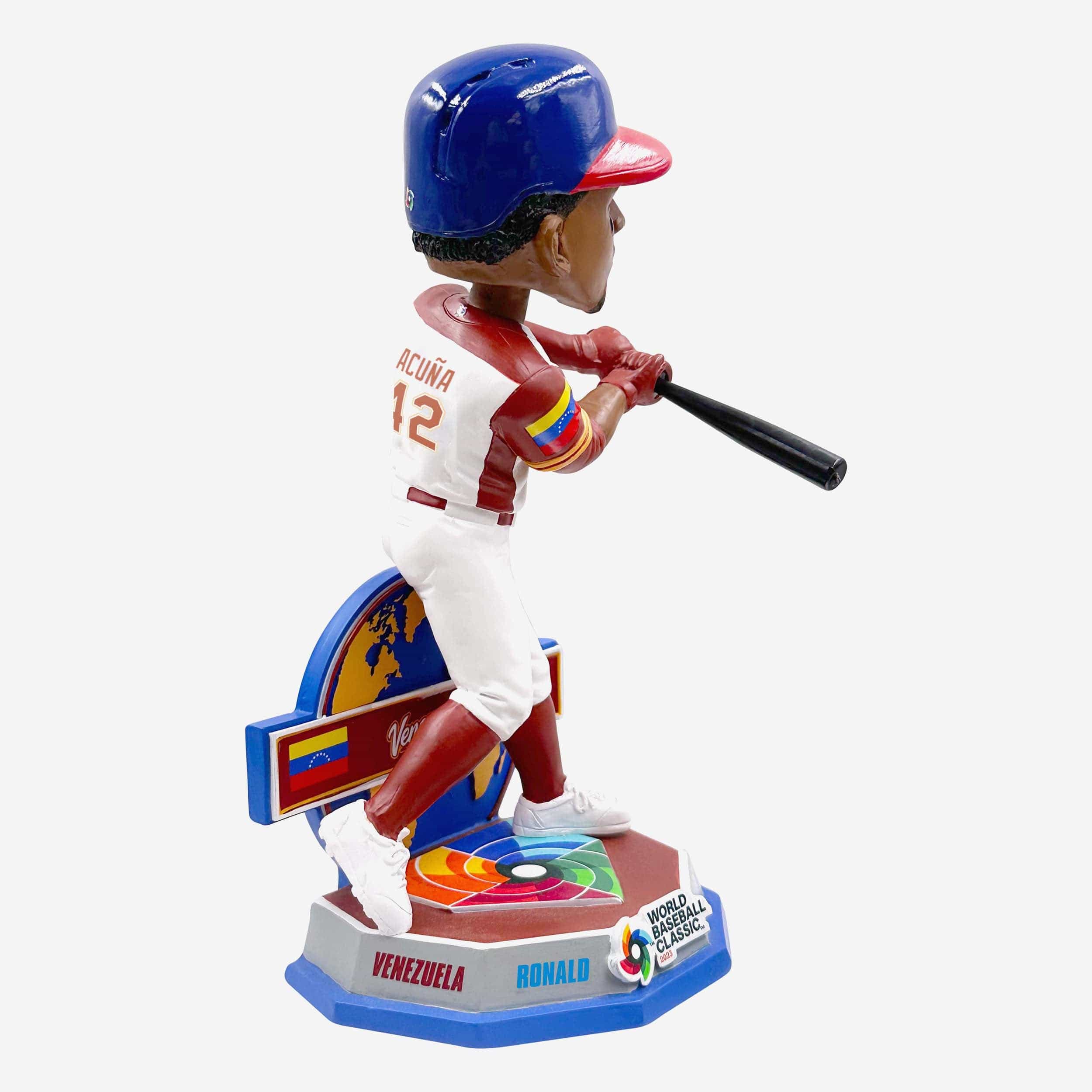 Ronald Acuna Jr Venezuela 2023 World Baseball Classic Alternate Uniform Bobblehead - Image 4