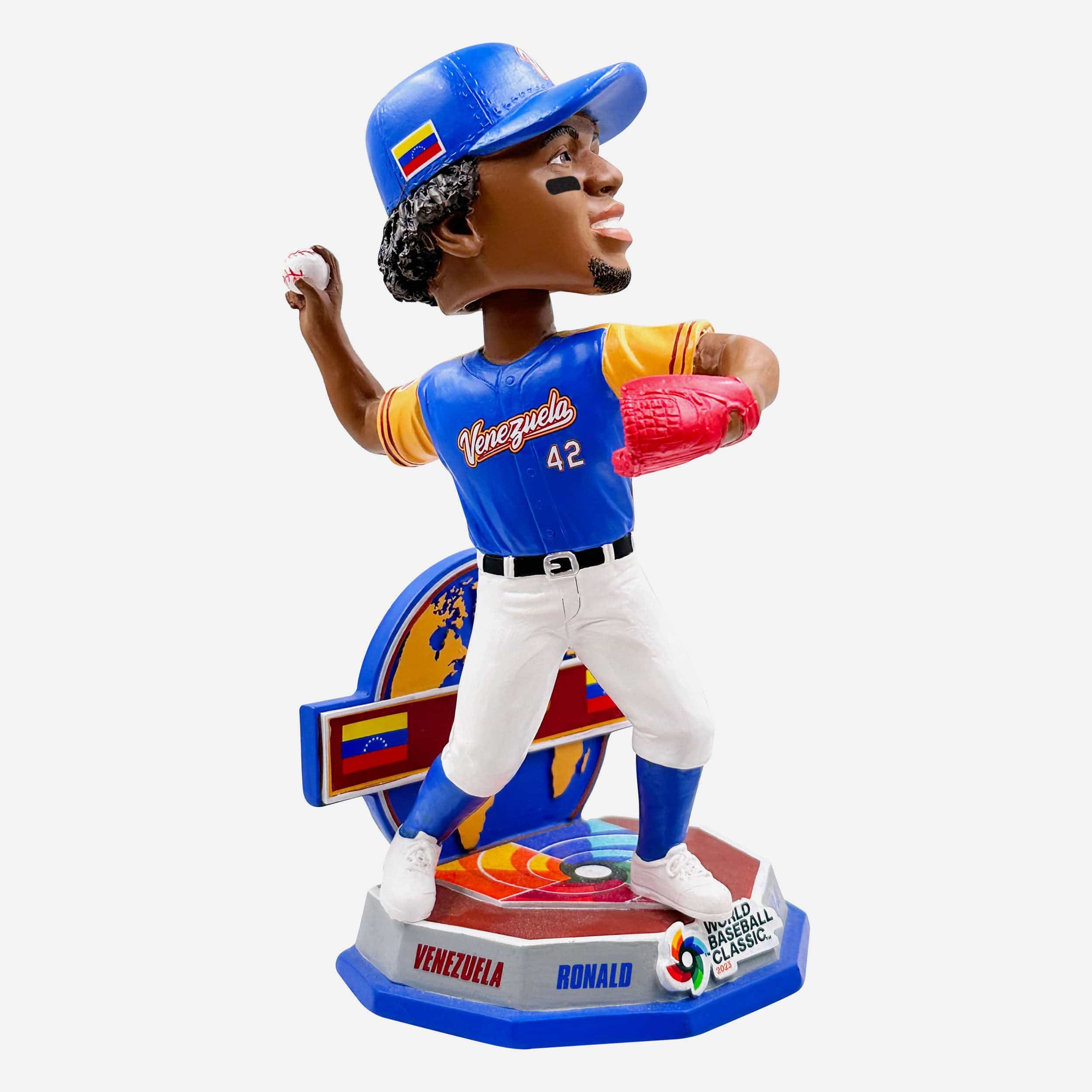 Ronald Acuna Jr Venezuela 2023 World Baseball Classic Away Uniform Bobblehead - Image 4