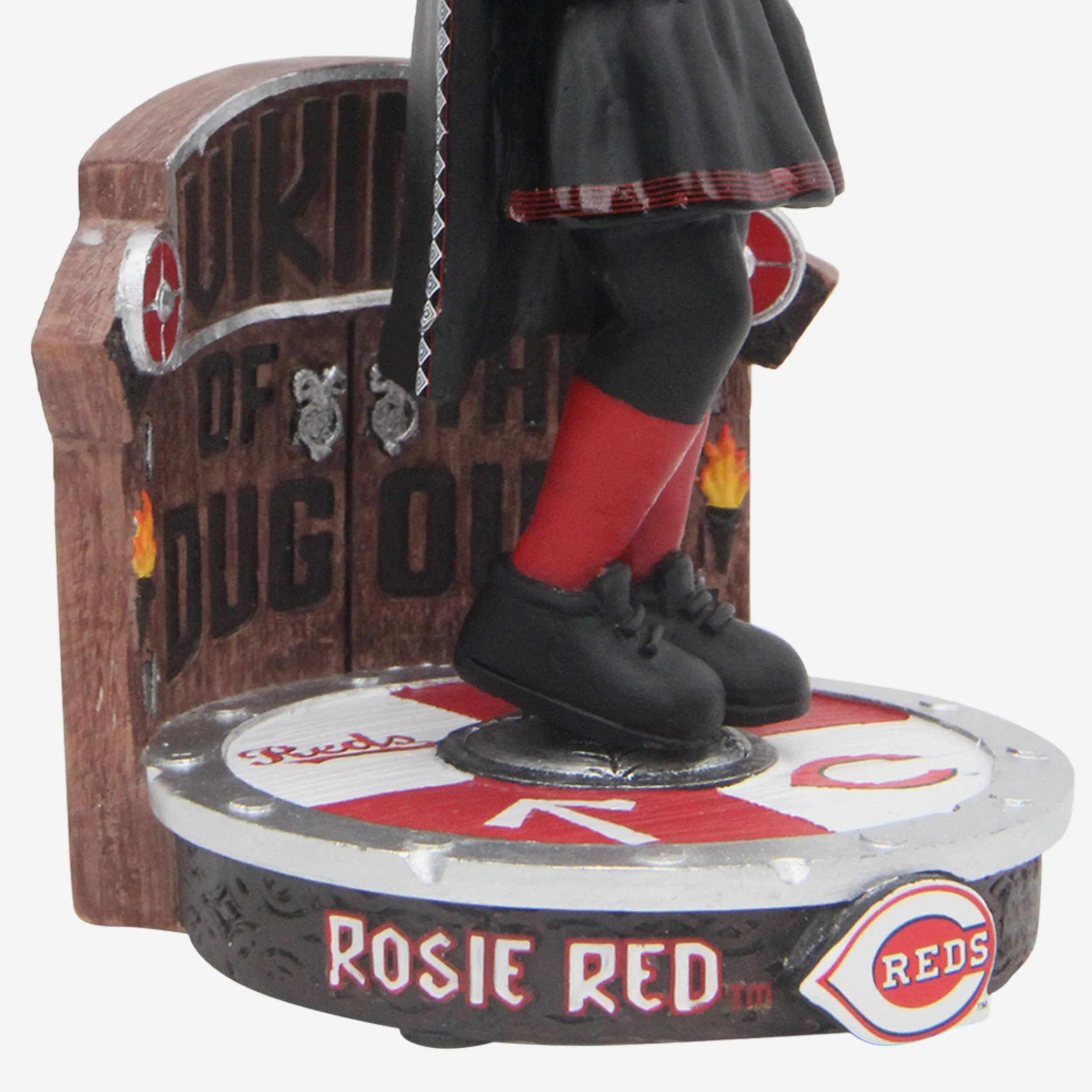 Rosie Red Cincinnati Reds City Connect Viking Hat Home Run Celebration Mascot Bobblehead - Image 3