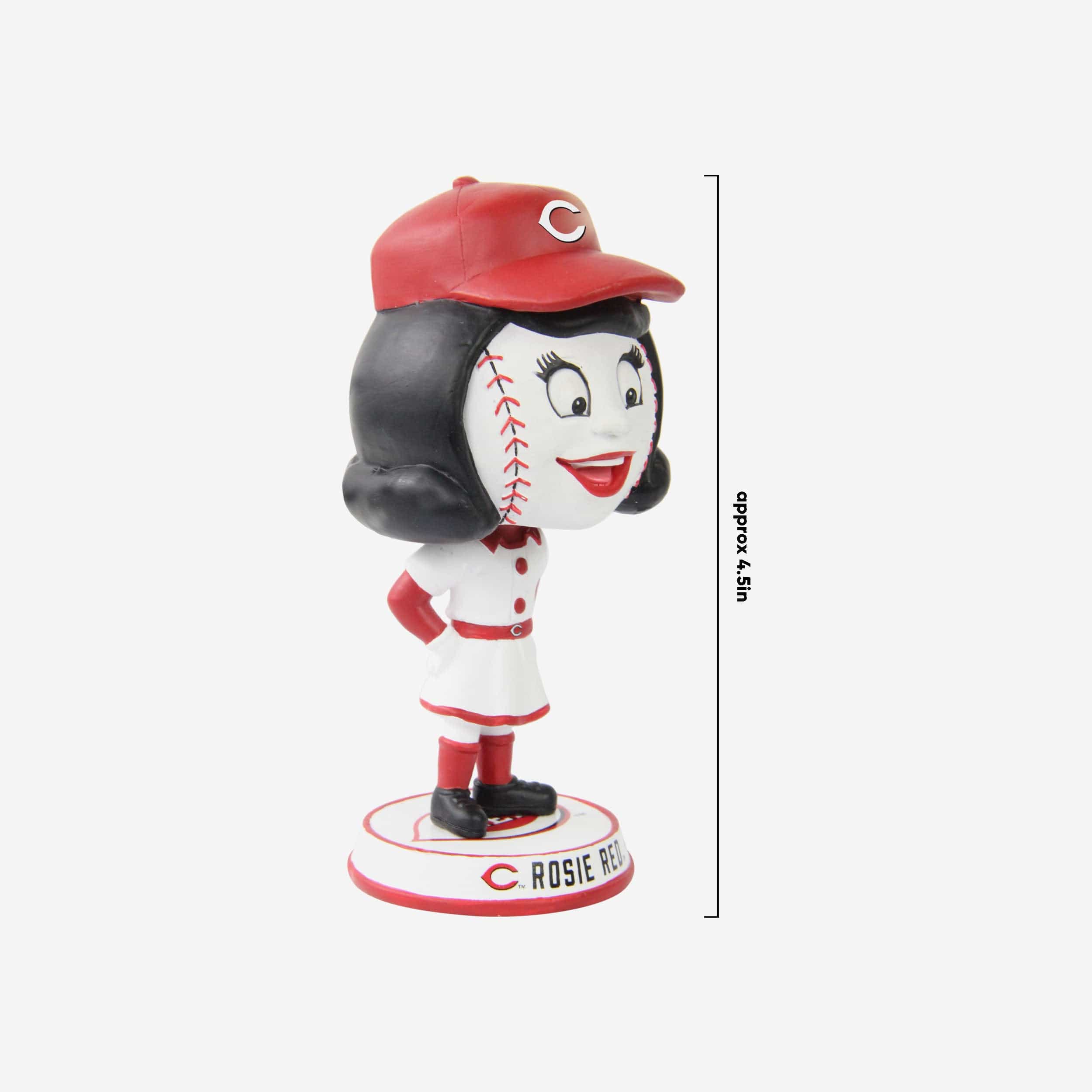 Rosie Red Cincinnati Reds Mascot Mini Bighead Bobblehead - Image 4