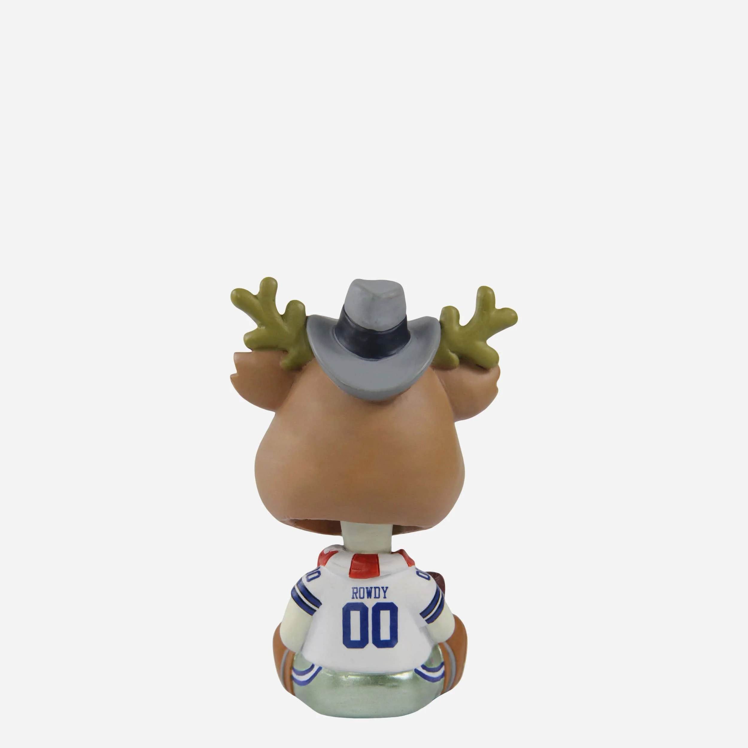 Rowdy Dallas Cowboys Christmas Mascot Bobble Bro Mini Bobblehead - Image 2
