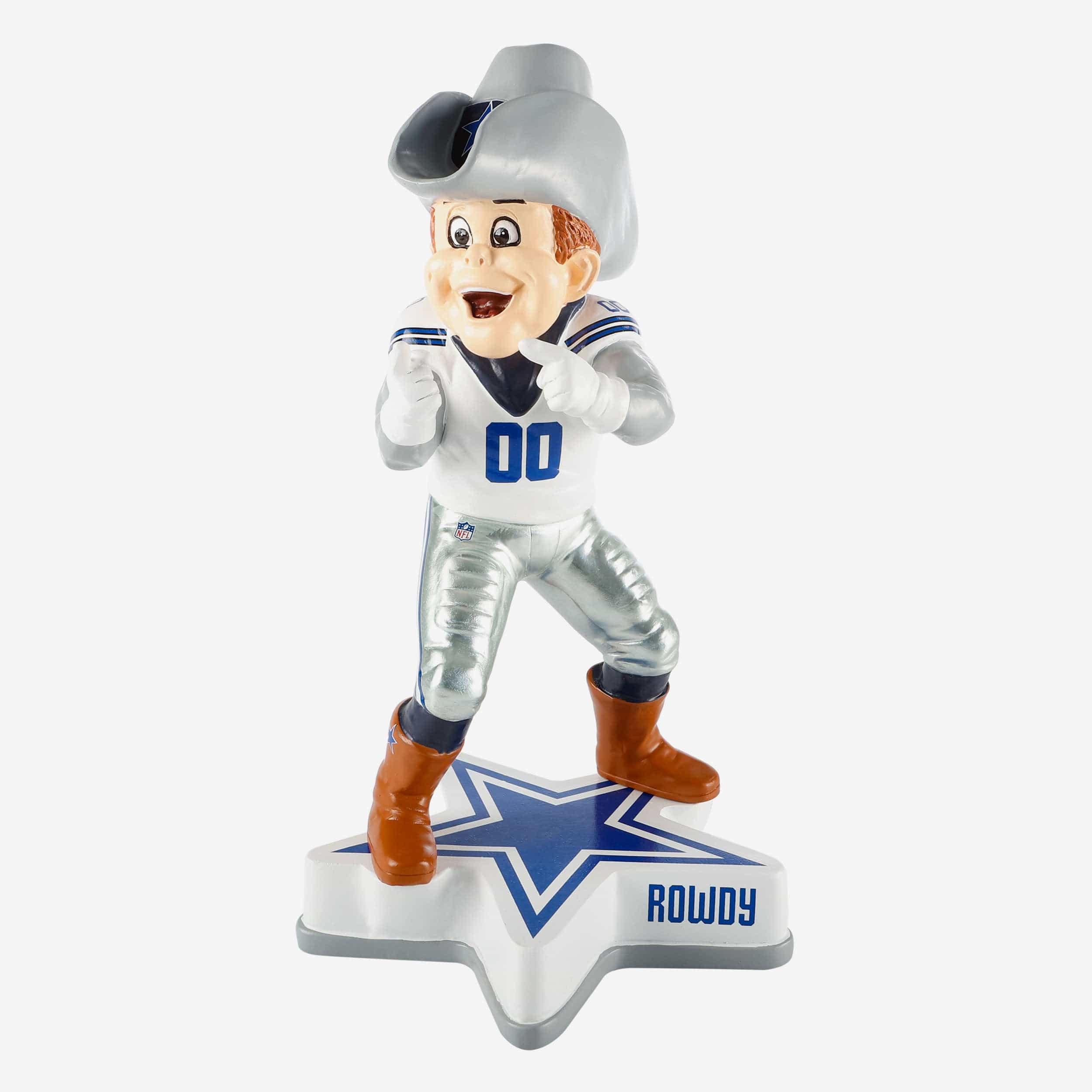 Rowdy Dallas Cowboys Mascot Figurine