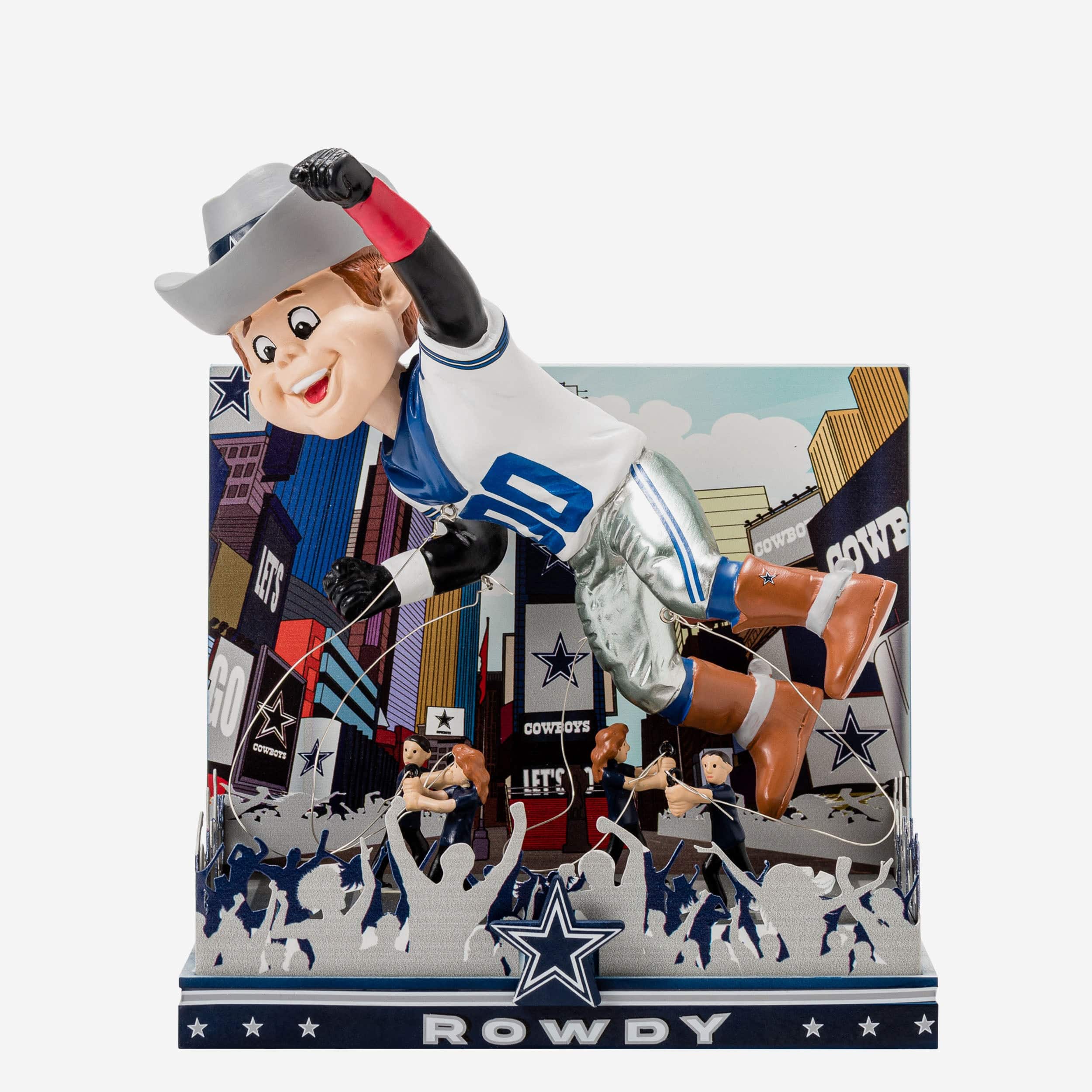 Rowdy Dallas Cowboys Thanksgiving Mascot Bobblehead