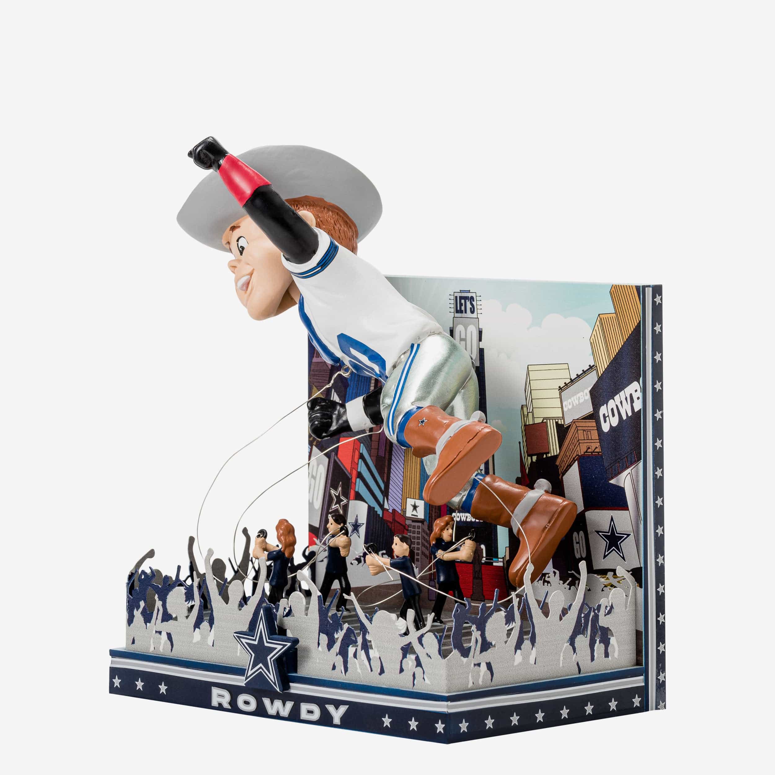 Rowdy Dallas Cowboys Thanksgiving Mascot Bobblehead - Image 4