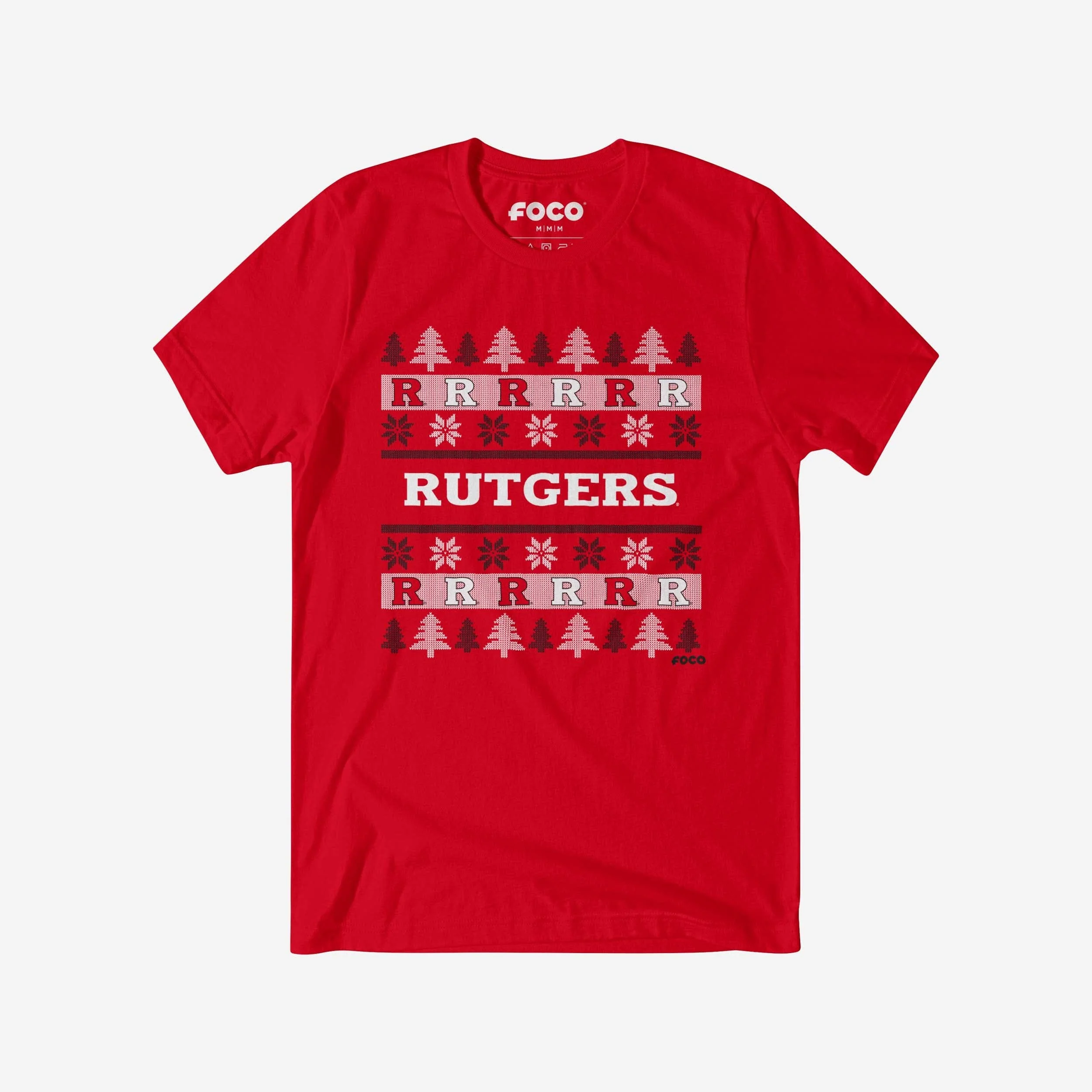 Rutgers Scarlet Knights Holiday Sweater T-Shirt