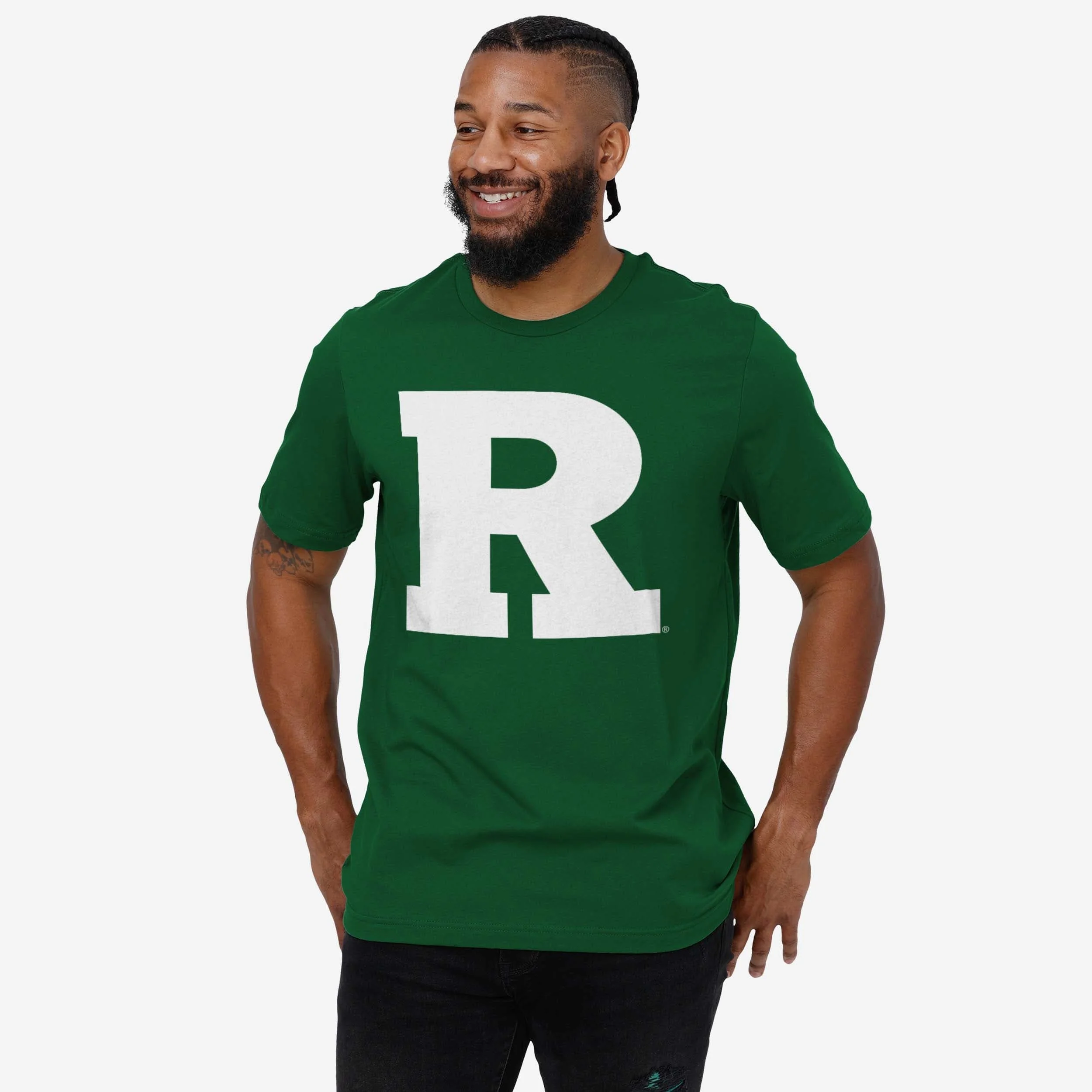 Rutgers Scarlet Knights White Logo T-Shirt - Image 2
