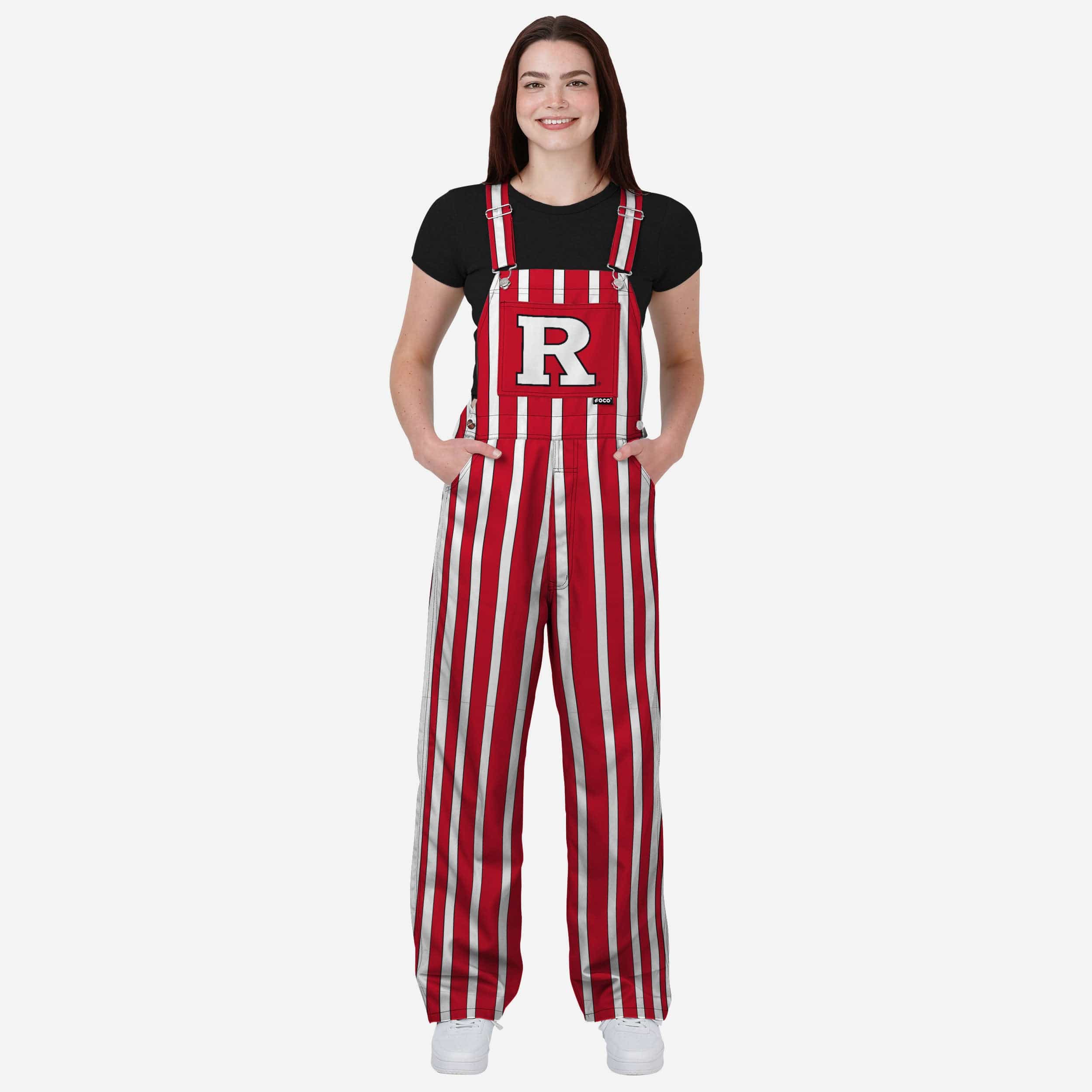 Rutgers Scarlet Knights Womens Sideline Spirit Bib Overalls