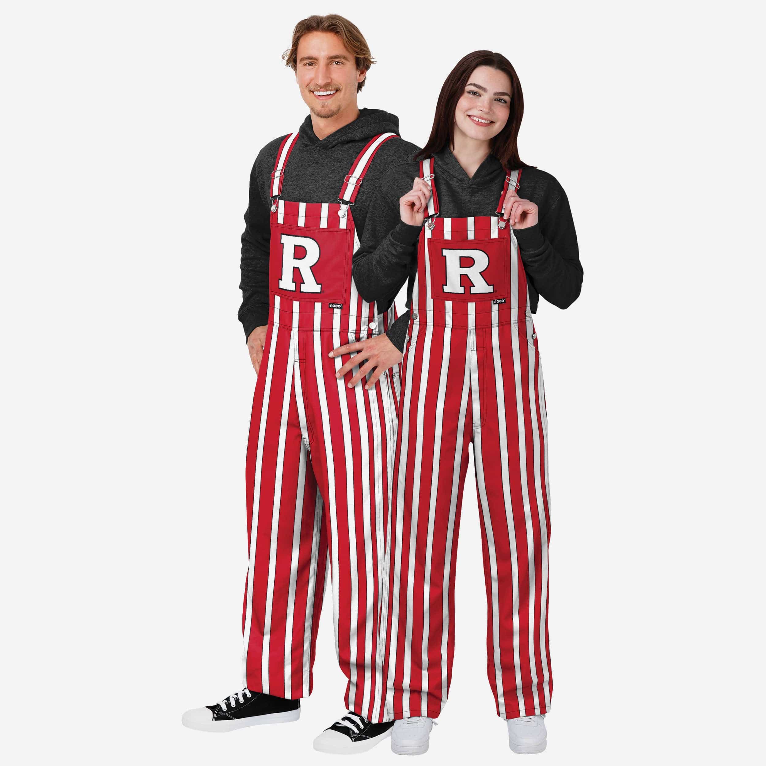 Rutgers Scarlet Knights Womens Sideline Spirit Bib Overalls - Image 3
