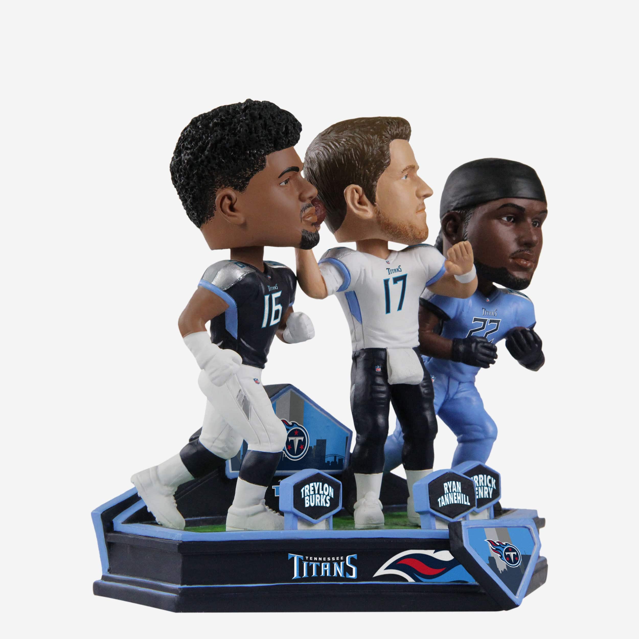Ryan Tannehill & Derrick Henry & Treylon Burks Tennessee Titans Triple Bobblehead - Image 6