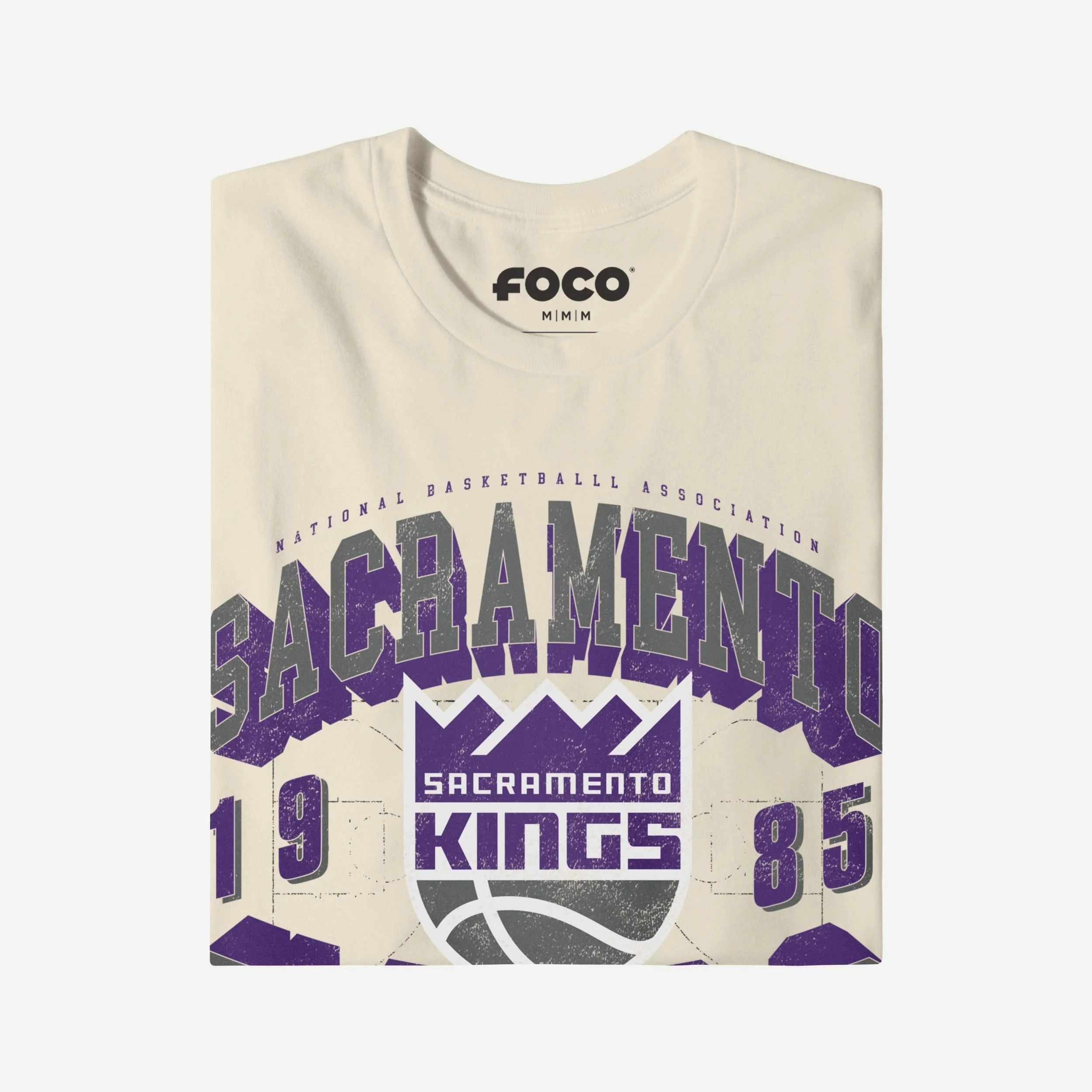 Sacramento Kings Court Arched Wordmark T-Shirt - Image 3