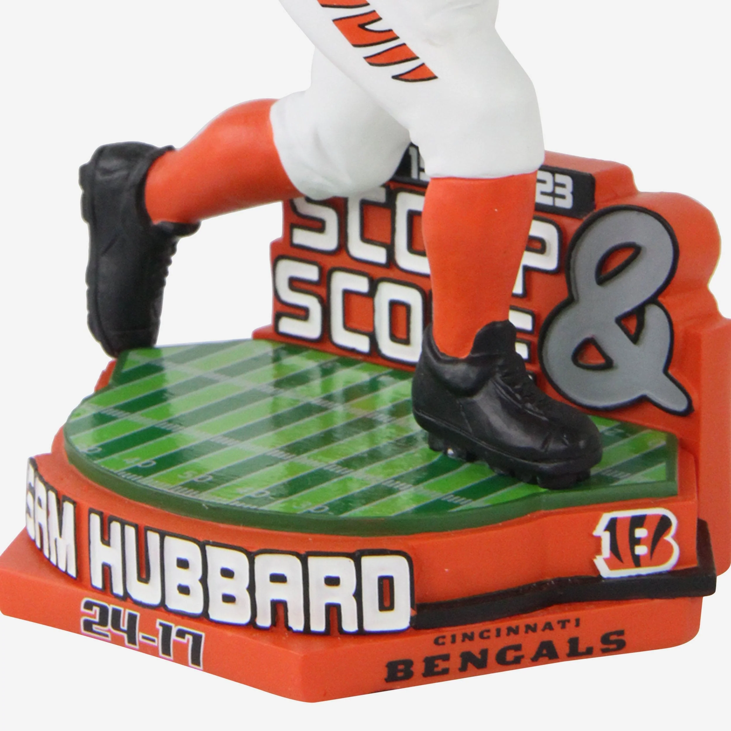 Sam Hubbard Cincinnati Bengals Longest Playoff Scoop And Score Bobblehead - Image 3