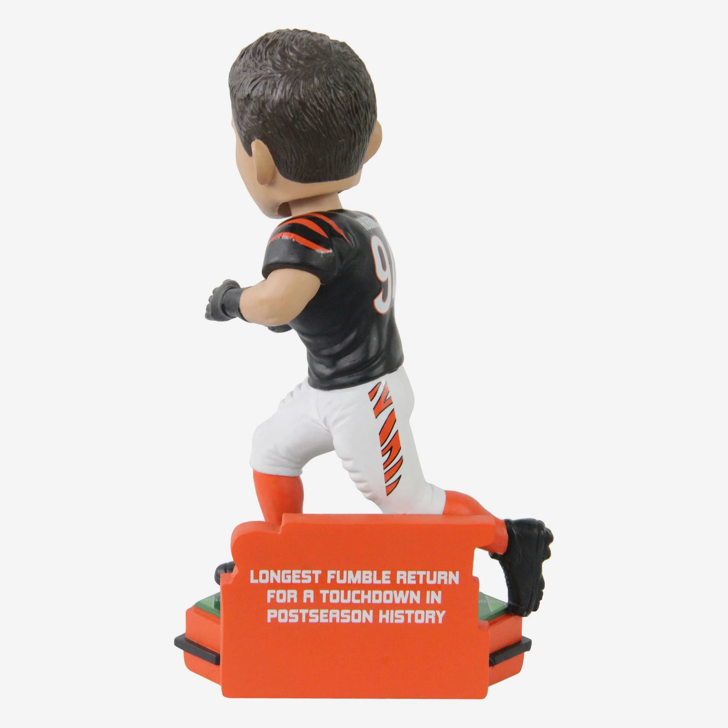 Sam Hubbard Cincinnati Bengals Longest Playoff Scoop And Score Bobblehead - Image 5