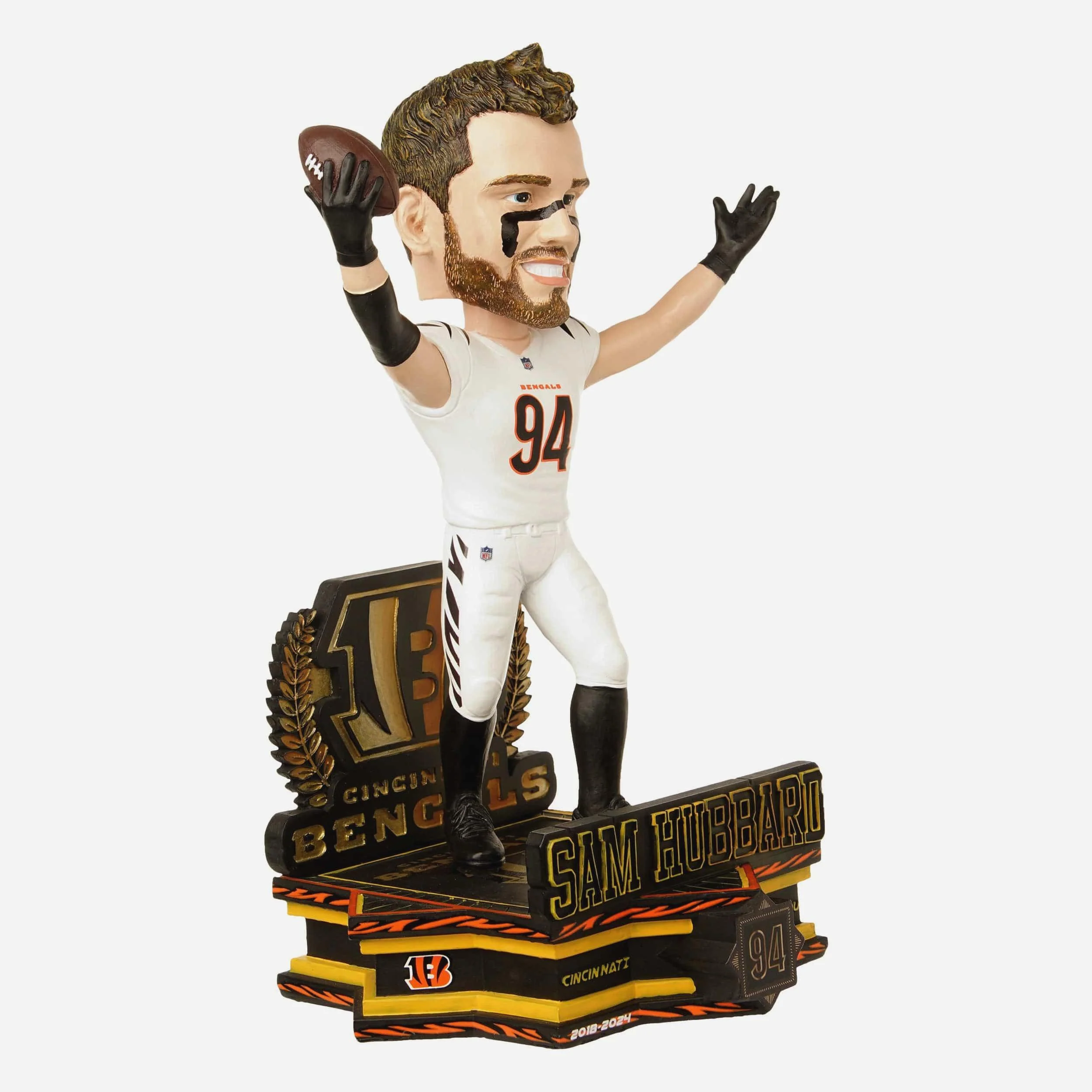 Sam Hubbard Cincinnati Bengals Retirement Bobblehead - Image 4