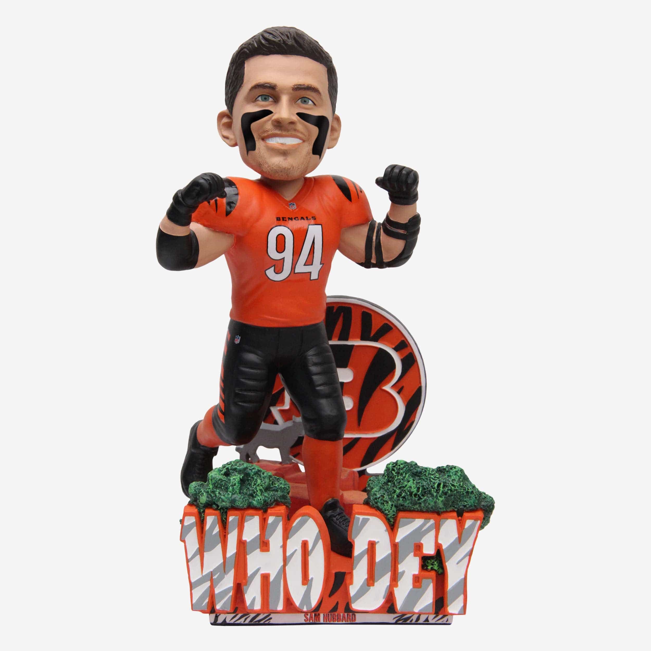 Sam Hubbard Cincinnati Bengals Who Dey Bobblehead