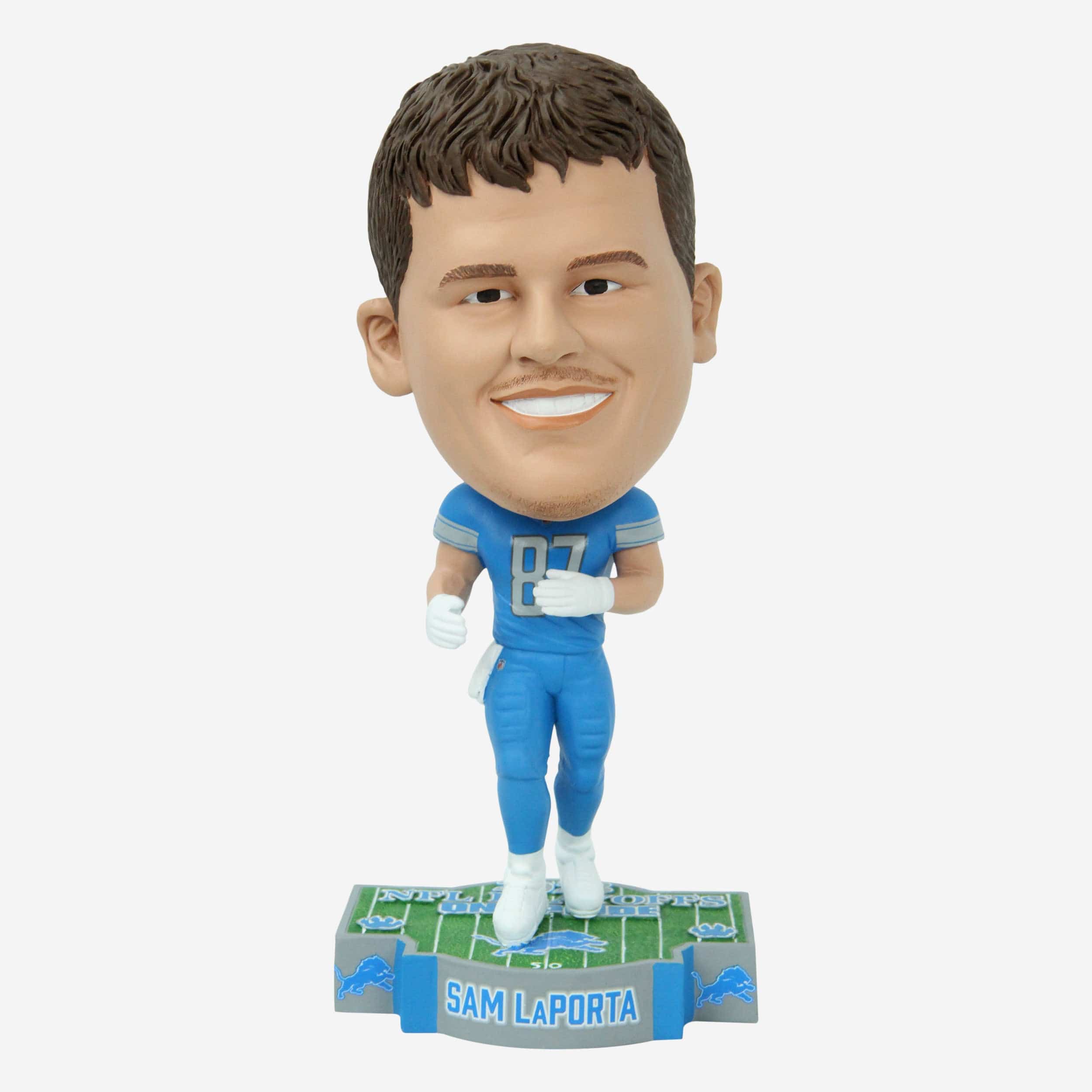 Sam LaPorta Detroit Lions 2023 NFL Playoffs One Pride Bighead Bobblehead