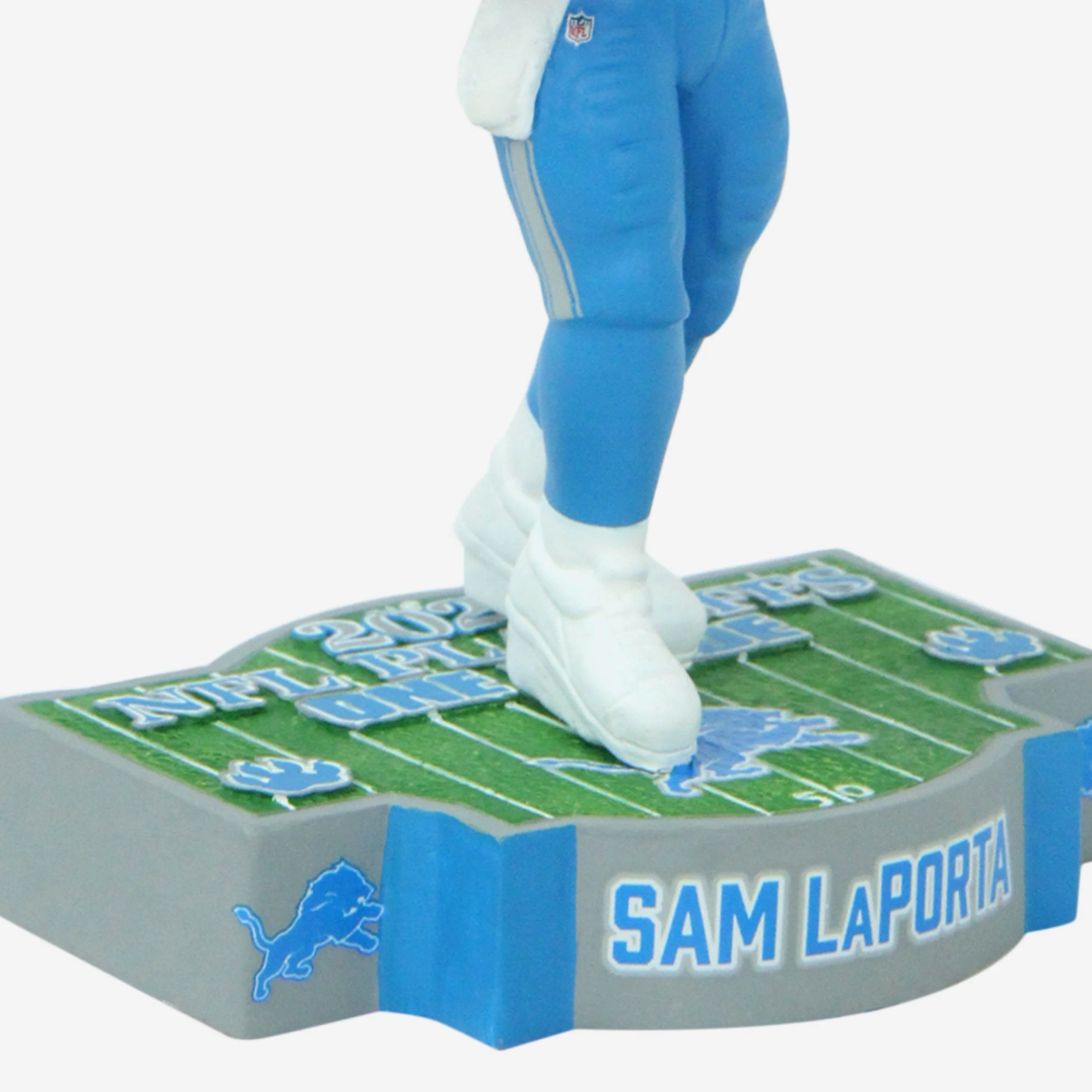 Sam LaPorta Detroit Lions 2023 NFL Playoffs One Pride Bighead Bobblehead - Image 3