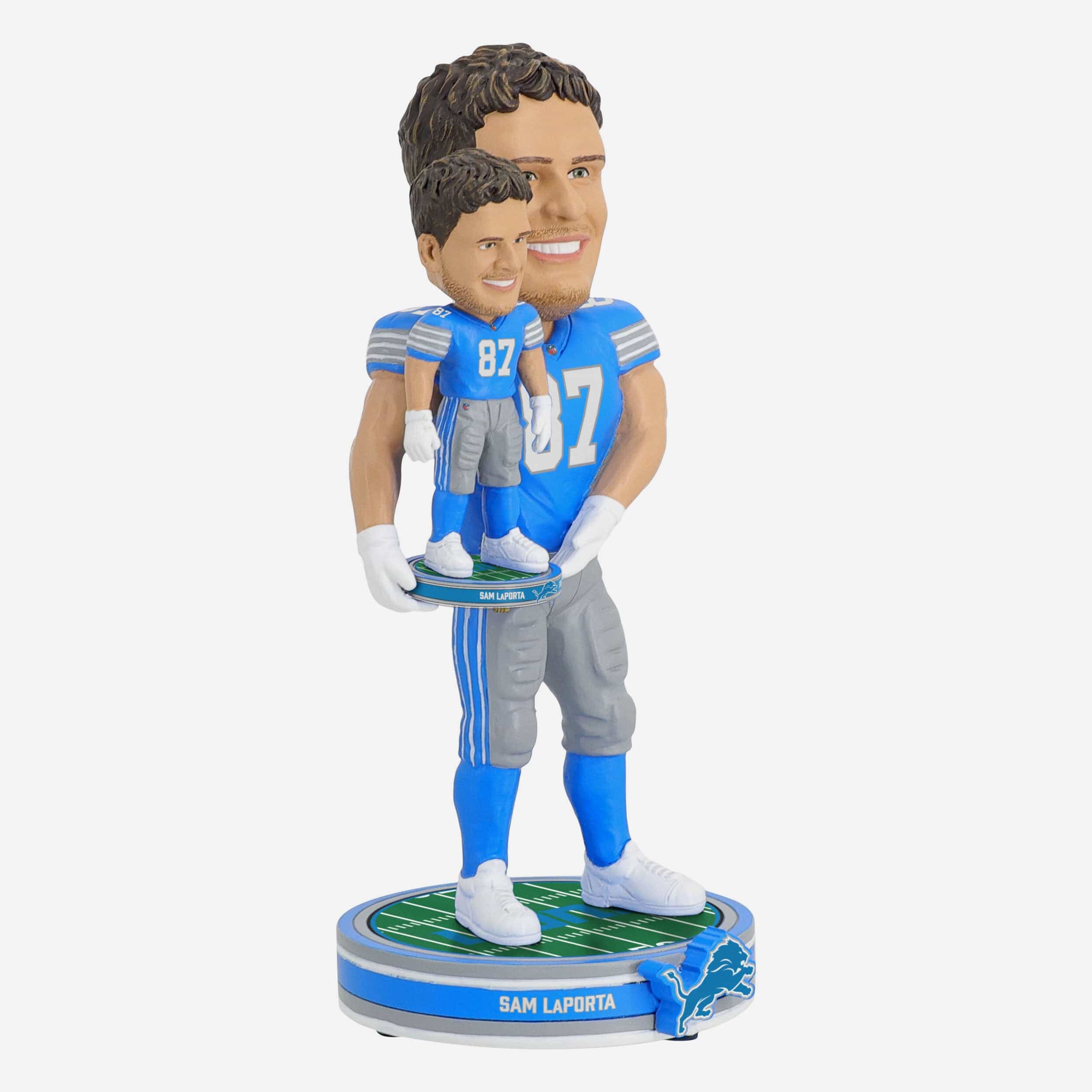Sam LaPorta Detroit Lions Bobble Dubblz Bobblehead - Image 5