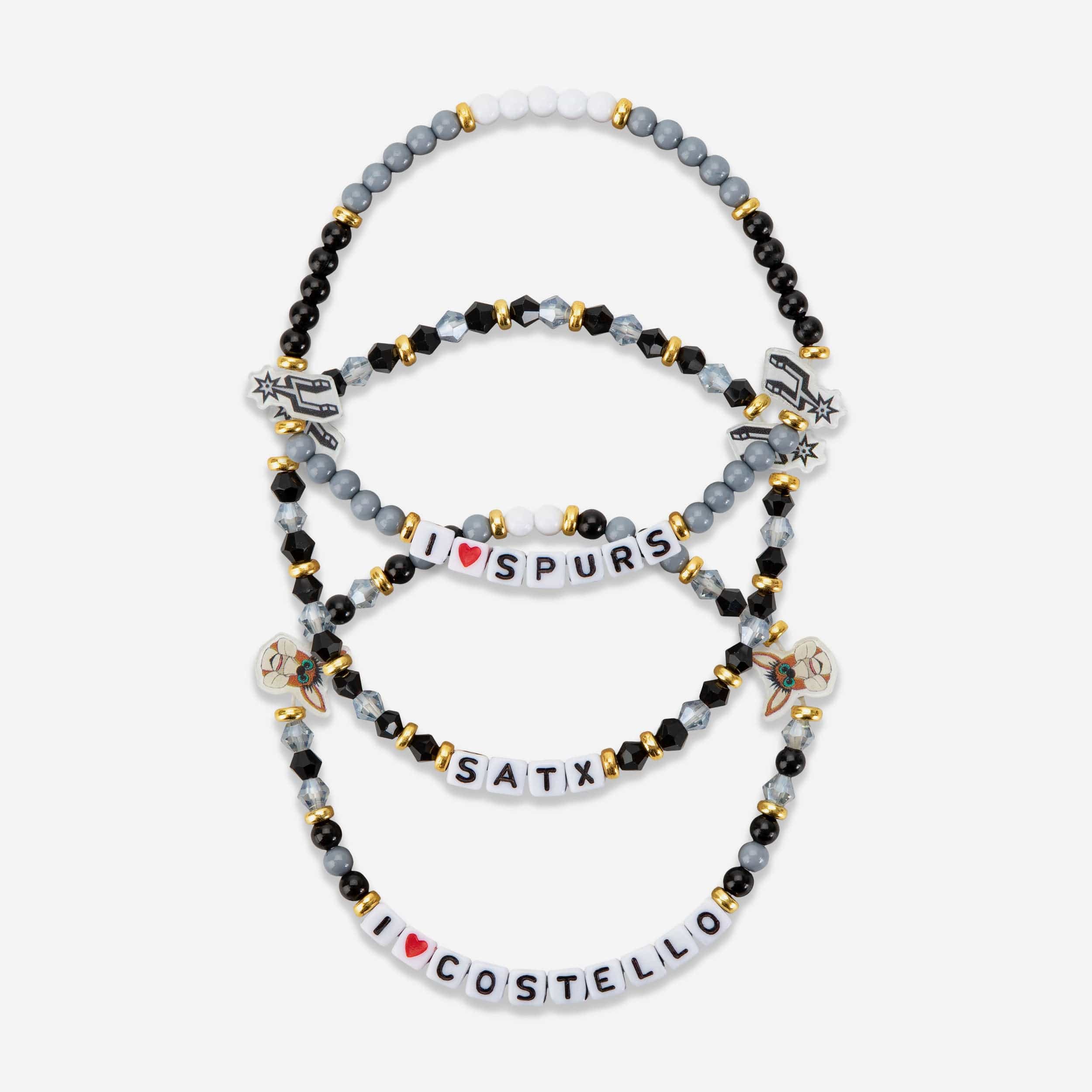 San Antonio Spurs 3 Pack Friendship Bracelet