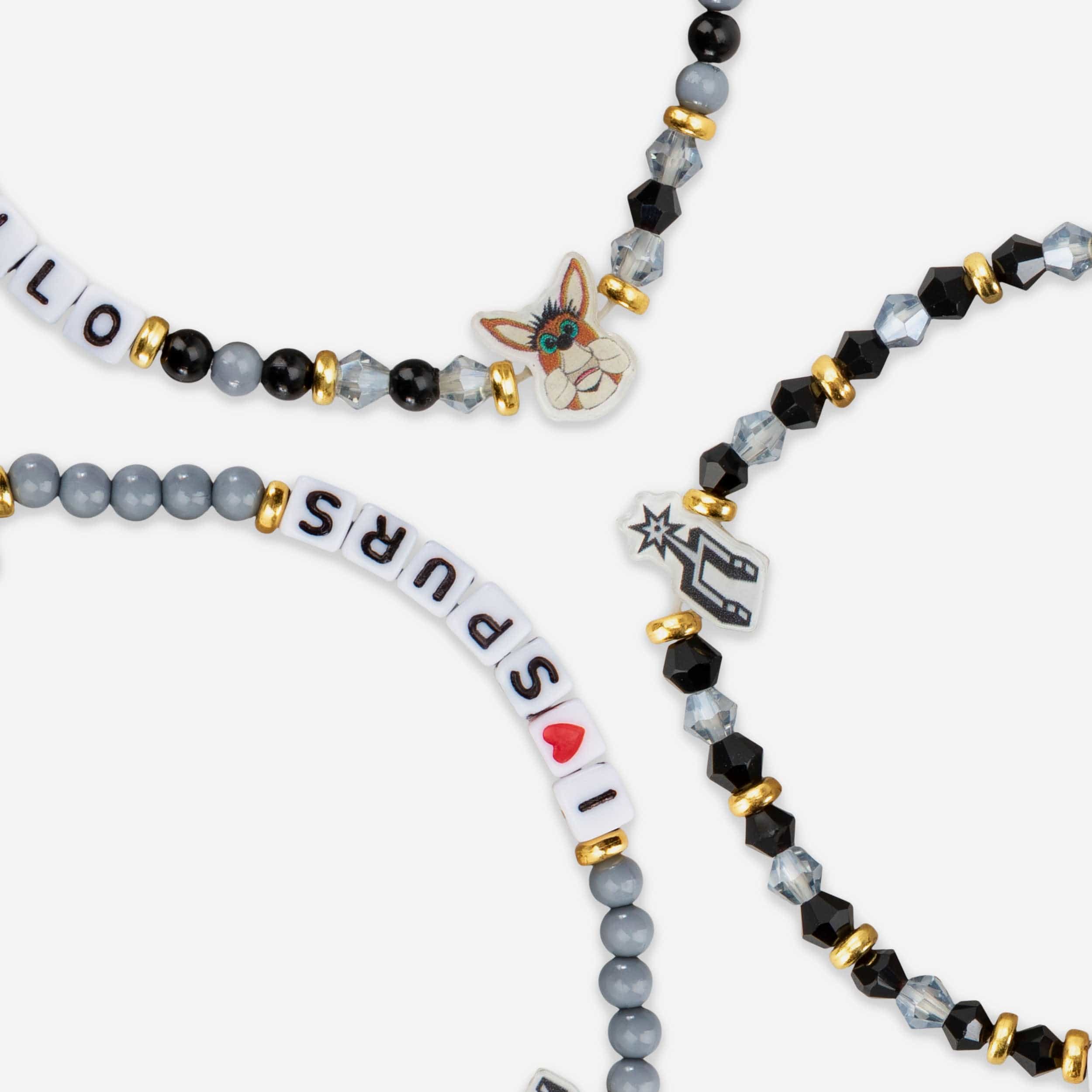 San Antonio Spurs 3 Pack Friendship Bracelet - Image 2