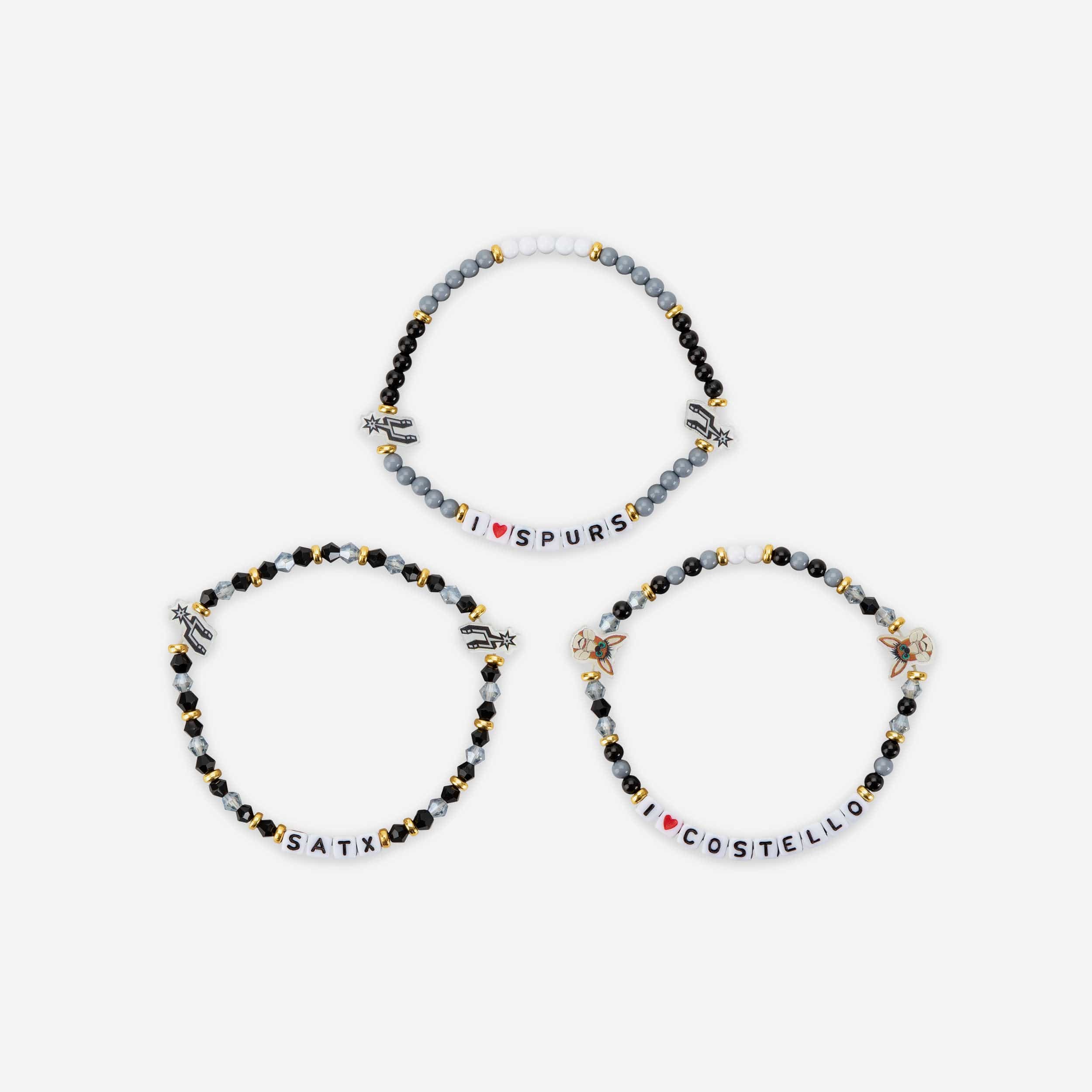 San Antonio Spurs 3 Pack Friendship Bracelet - Image 3
