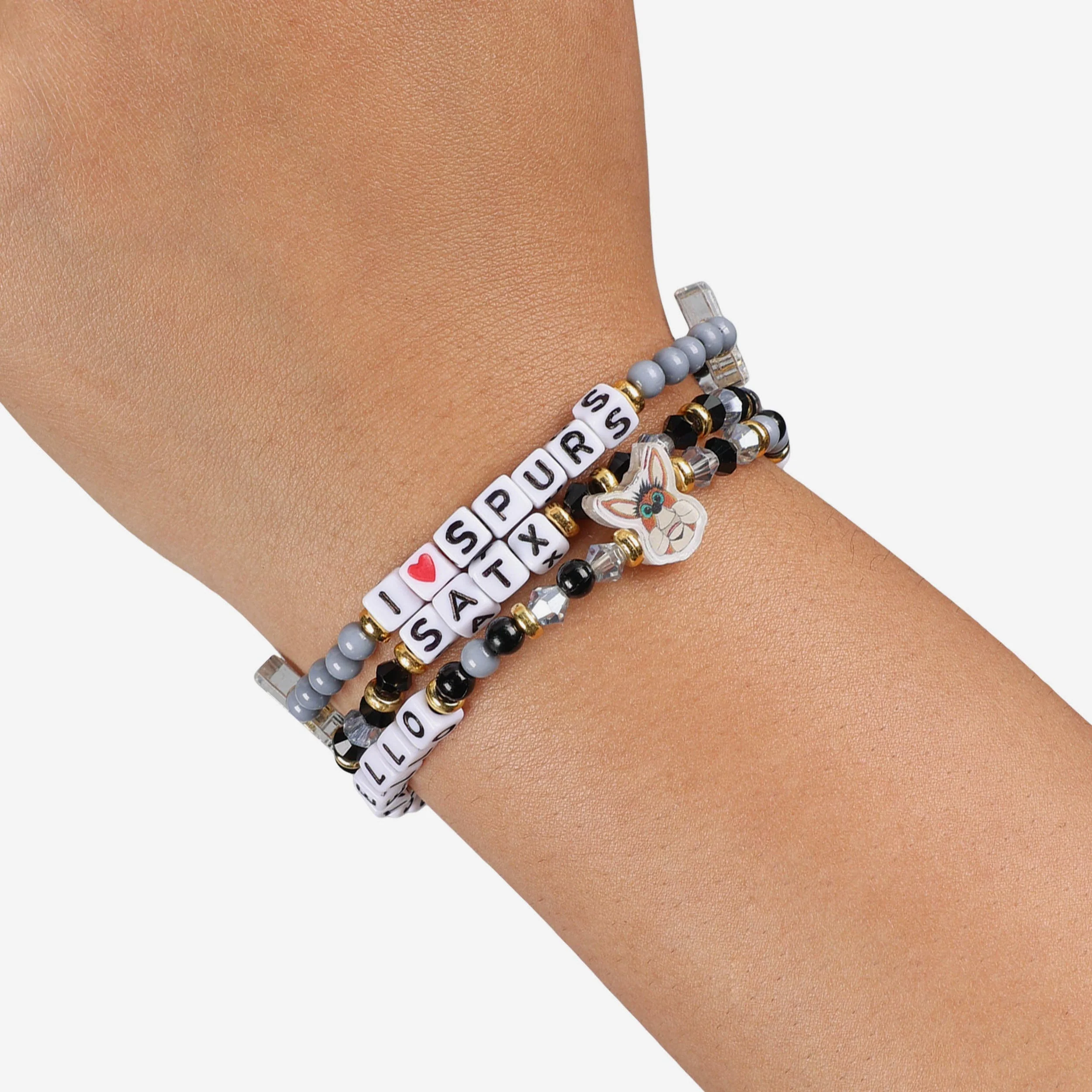 San Antonio Spurs 3 Pack Friendship Bracelet - Image 4