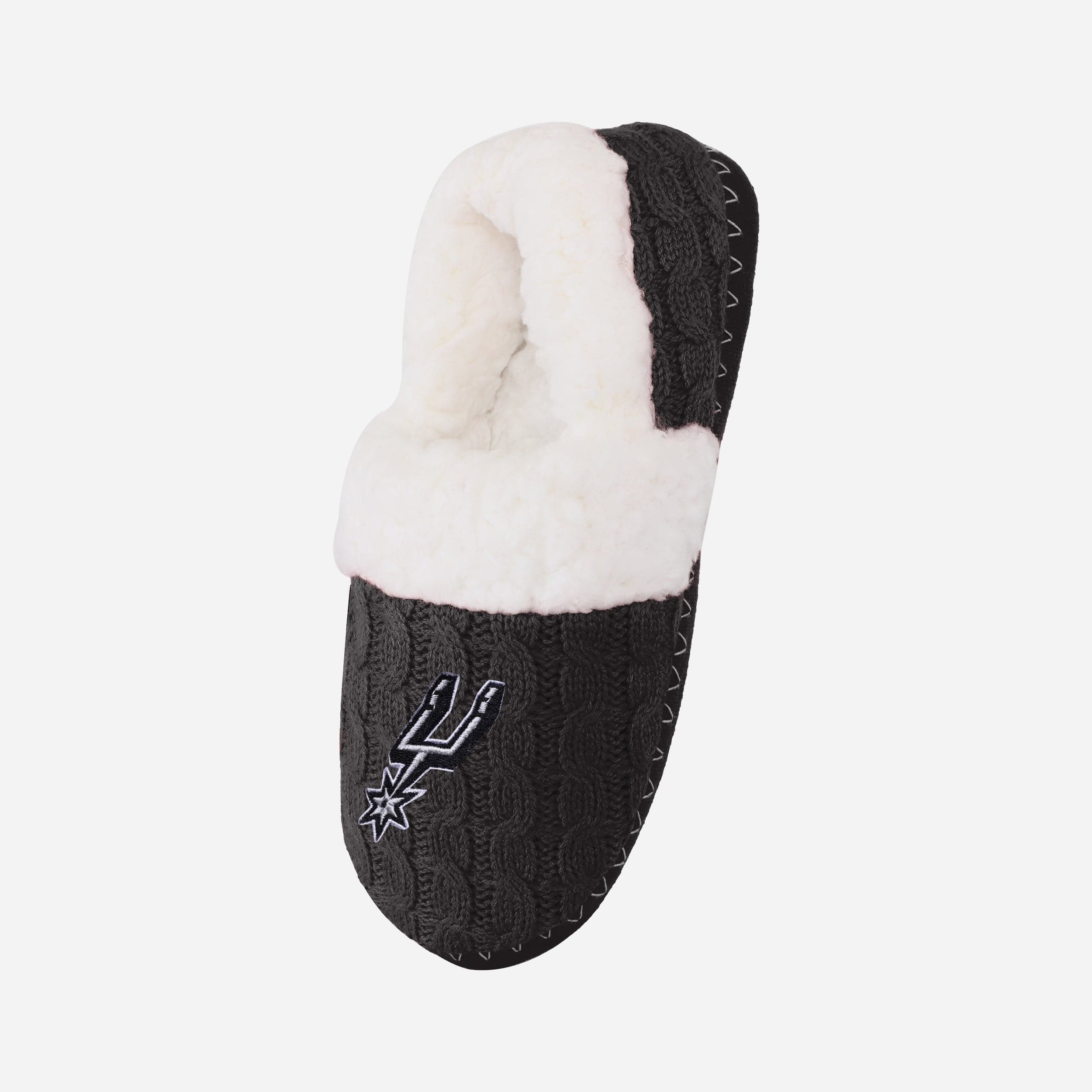 San Antonio Spurs Womens Team Color Moccasin Slipper - Image 3
