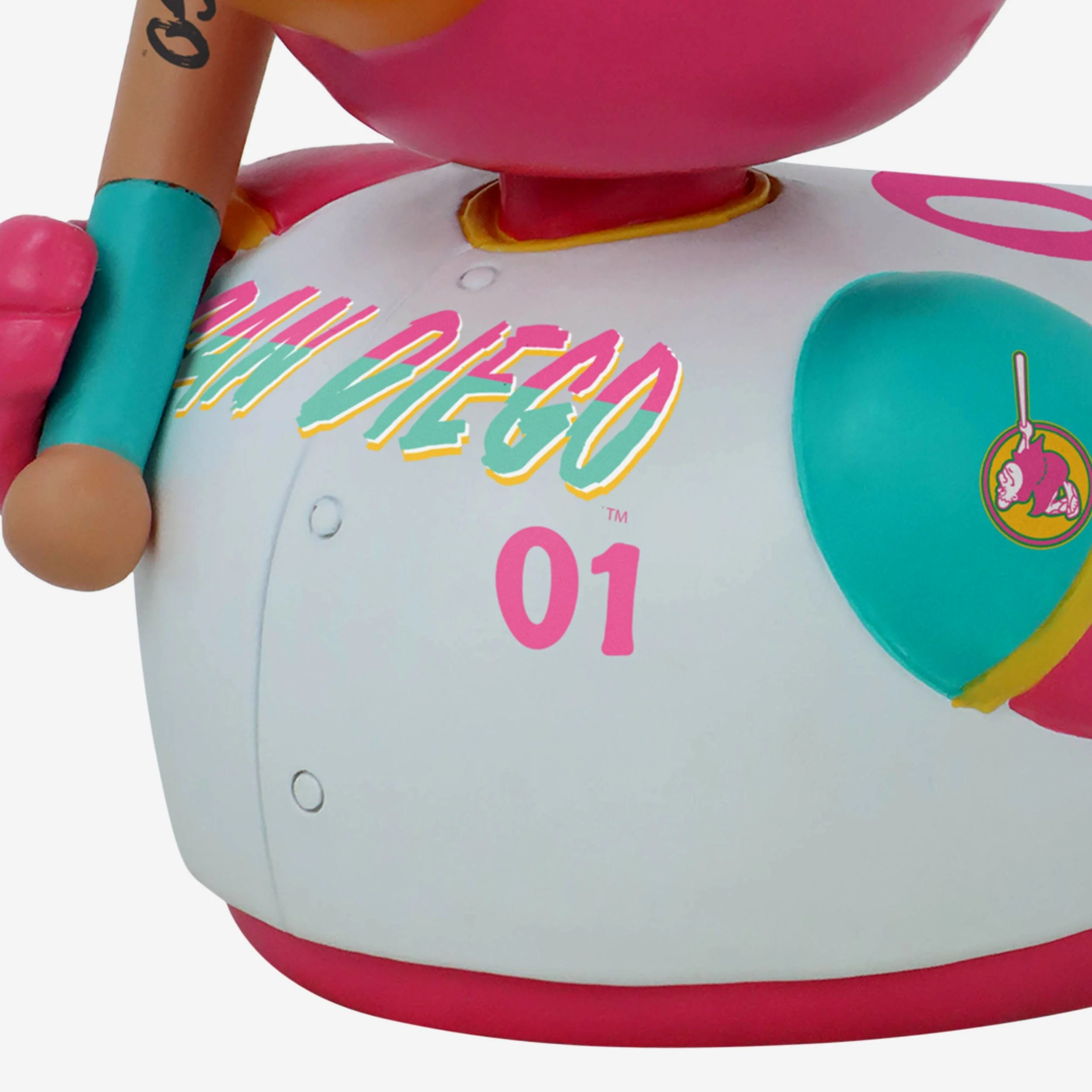 San Diego Padres 2023 City Connect Bobble Duck Mini Bobblehead - Image 3