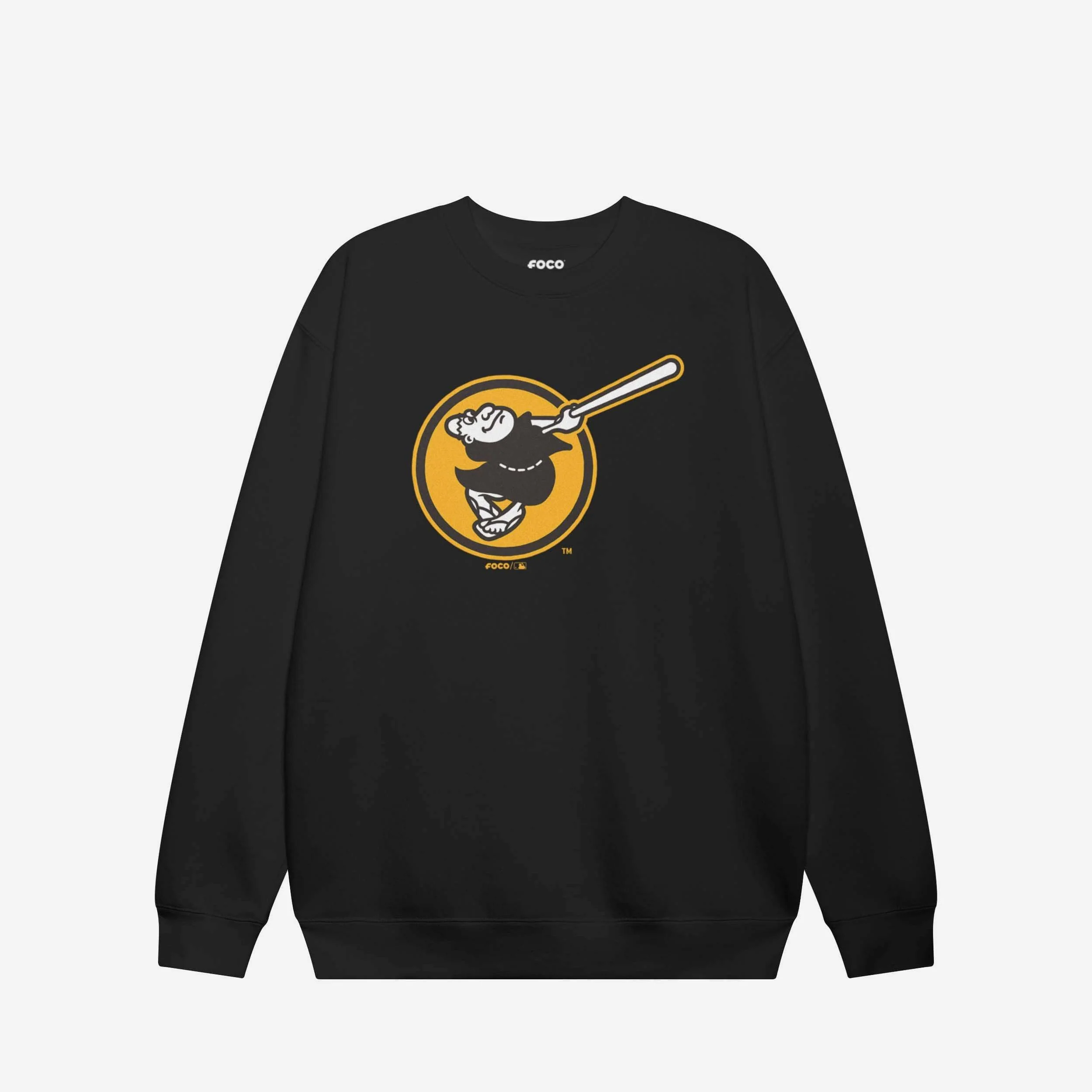 San Diego Padres Alternate Logo Crew Neck Sweatshirt - Image 7