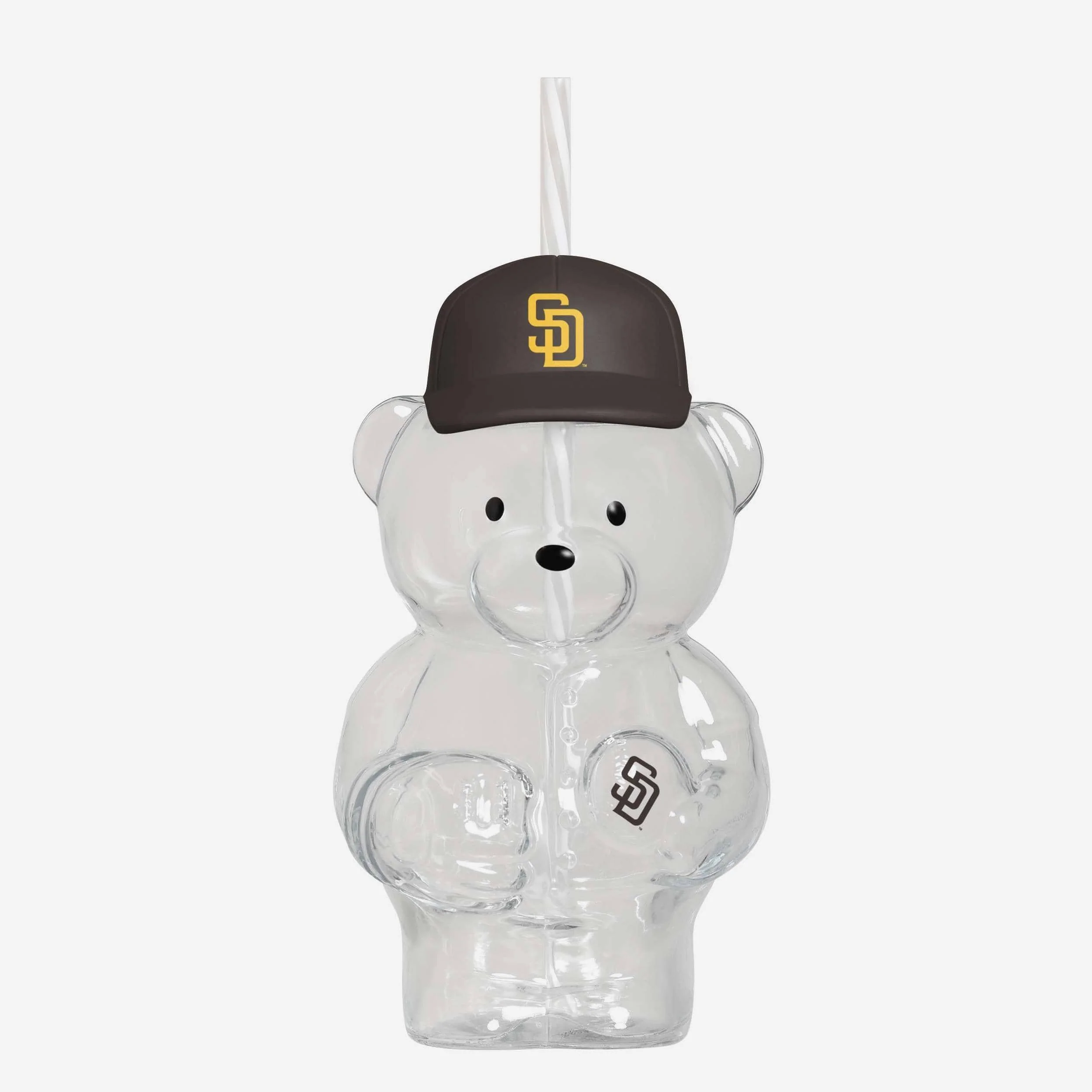 San Diego Padres Glass Bear Tumbler