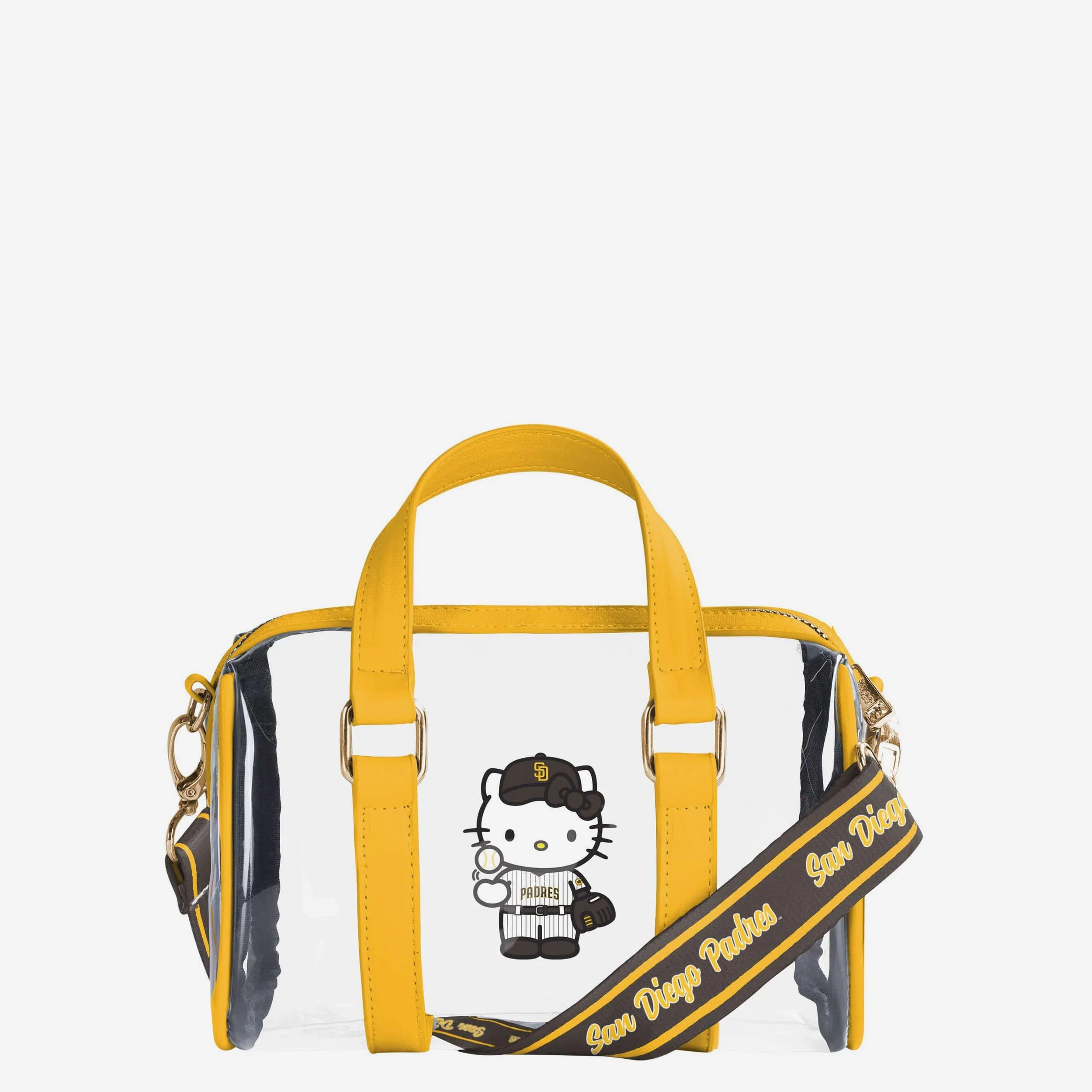 San Diego Padres Hello Kitty® Clear Barrel Bag