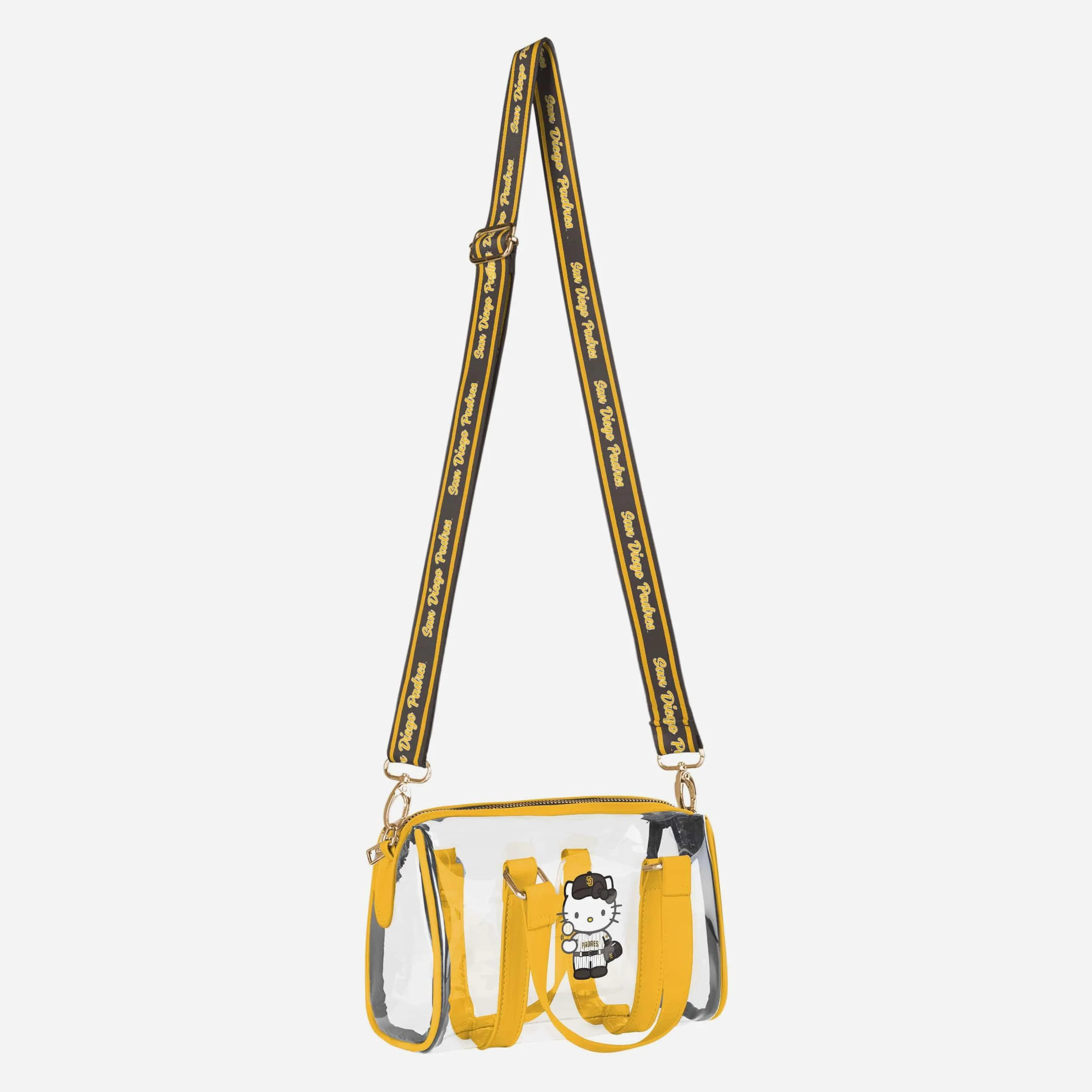 San Diego Padres Hello Kitty® Clear Barrel Bag - Image 2