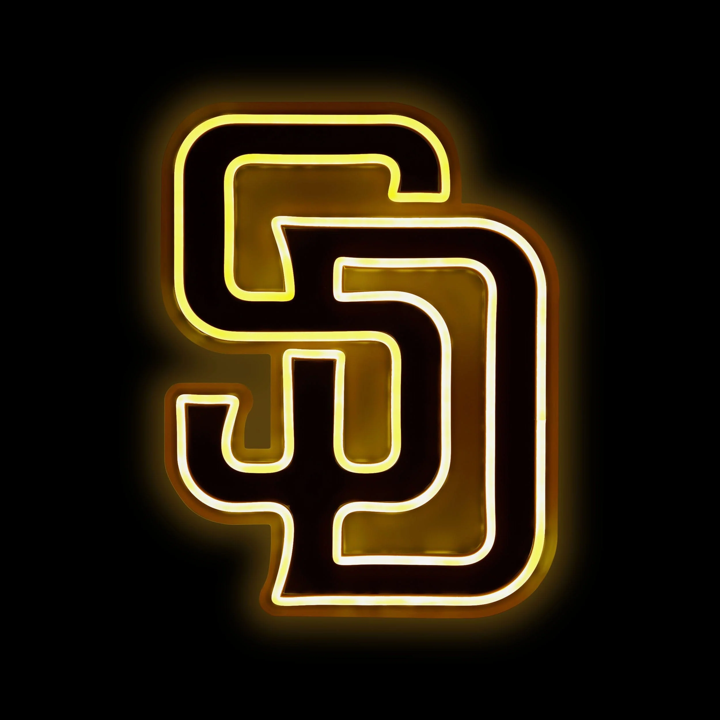 San Diego Padres LED Neon Light Up Team Logo Sign - Image 2