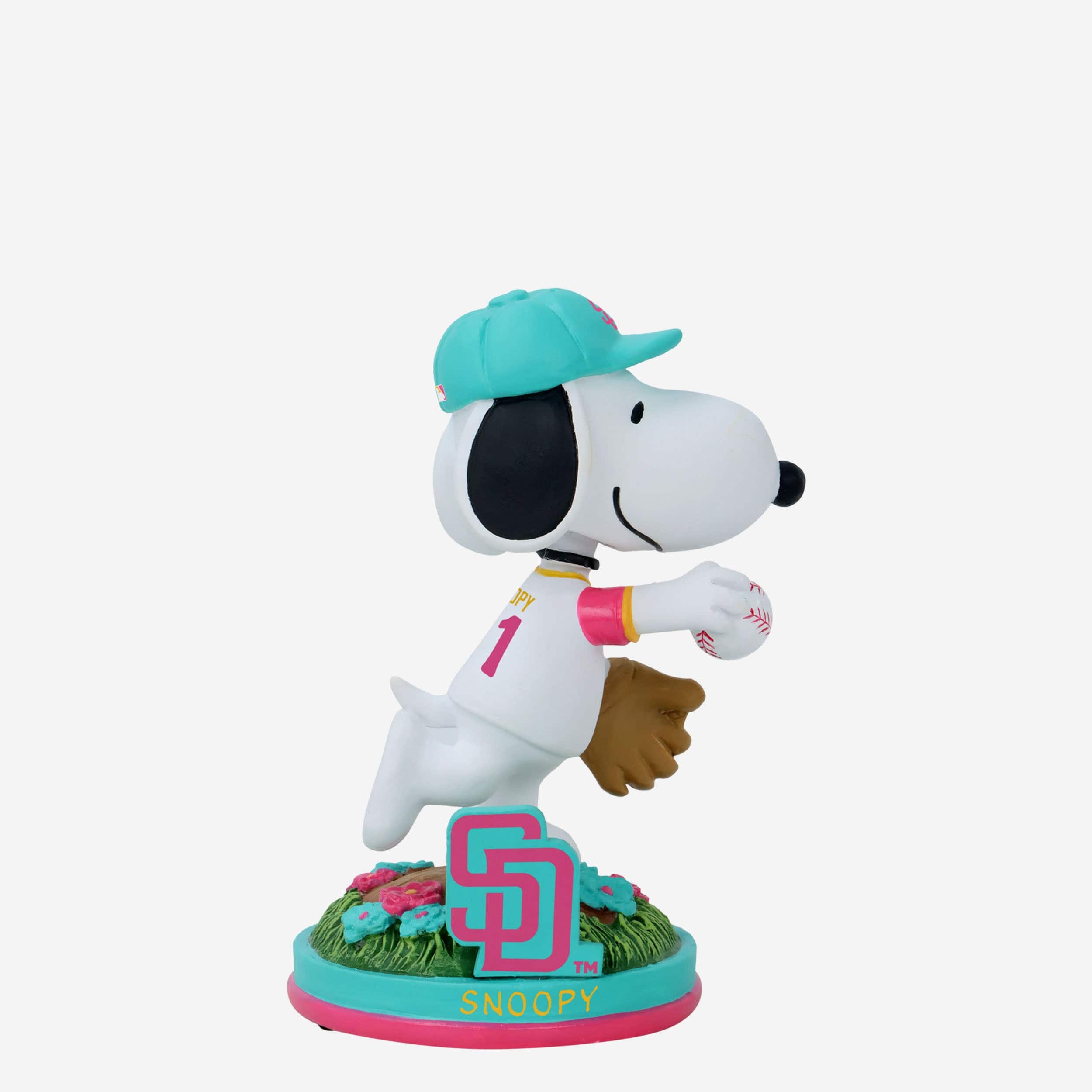 San Diego Padres Snoopy Peanuts City Connect Bobblehead