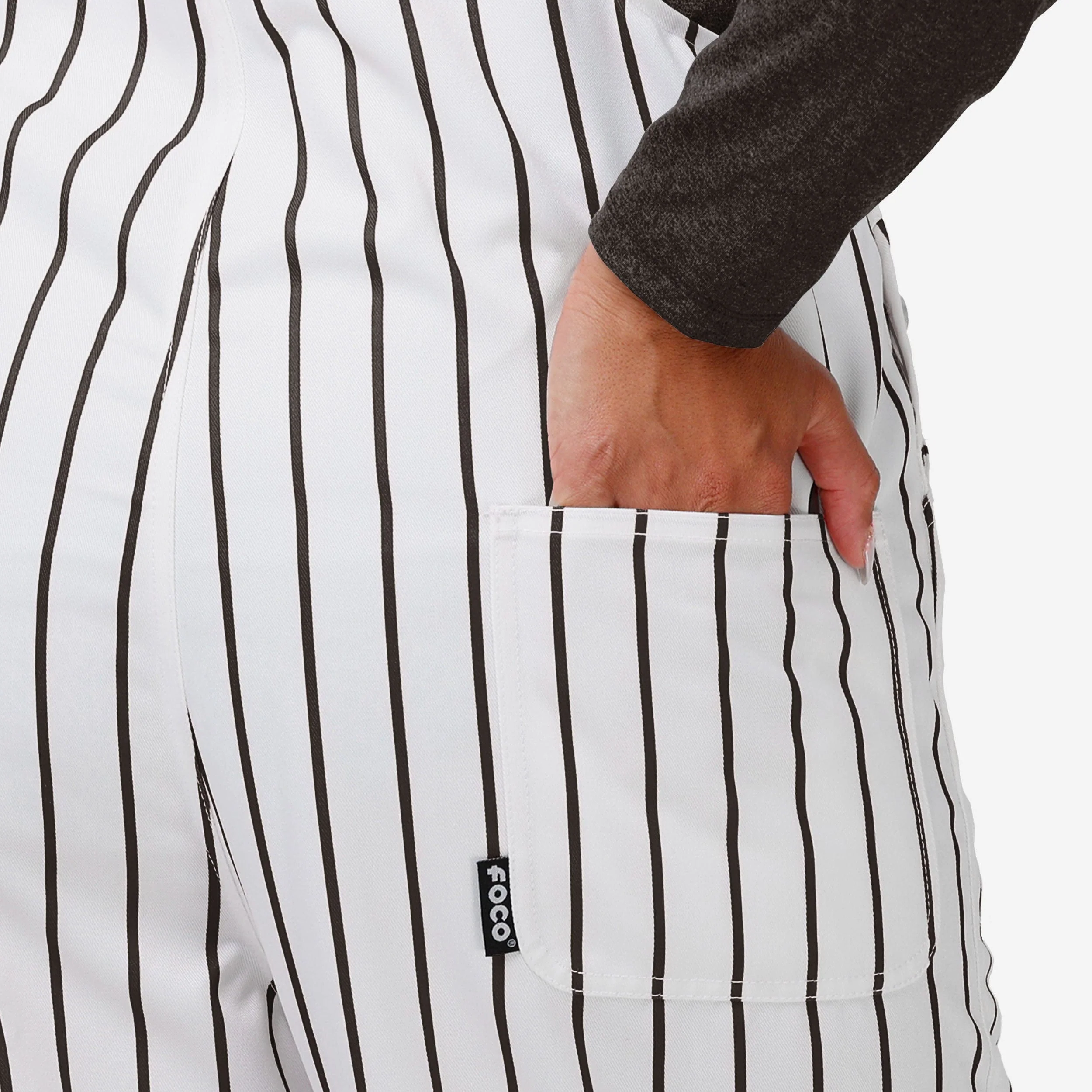 San Diego Padres Womens Pinstripe Bib Overalls - Image 6