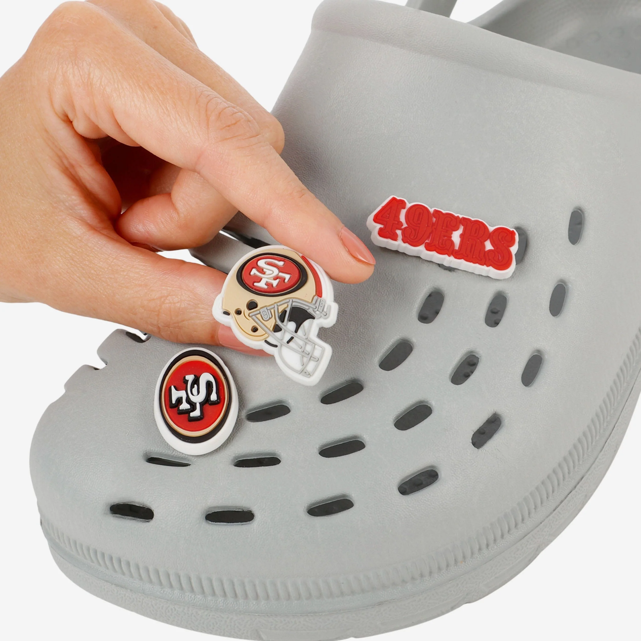 San Francisco 49ers 10 Pack Team Clog Charms - Image 3