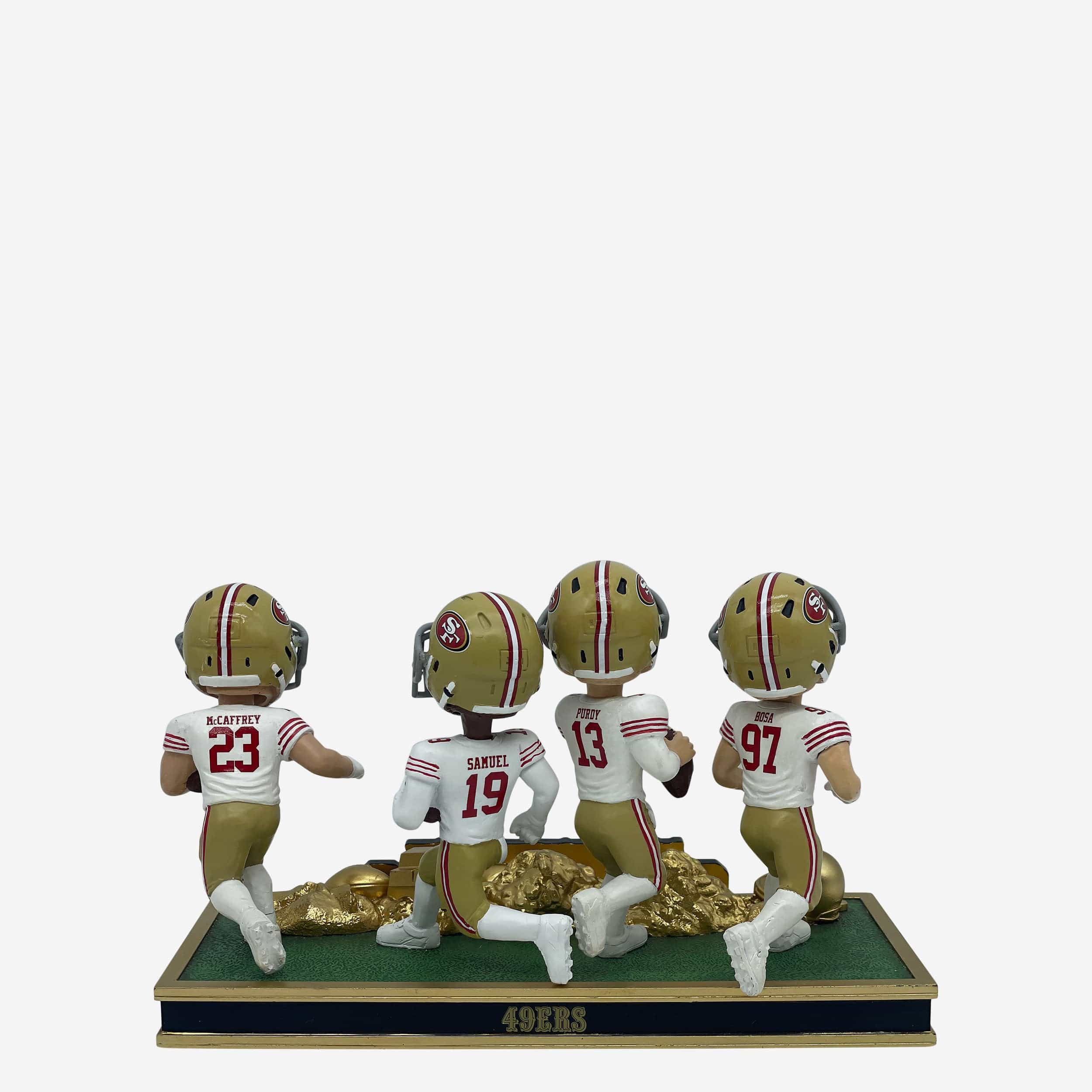 San Francisco 49ers 2023 NFC West Division Champions Mini Bobblehead Scene - Image 4