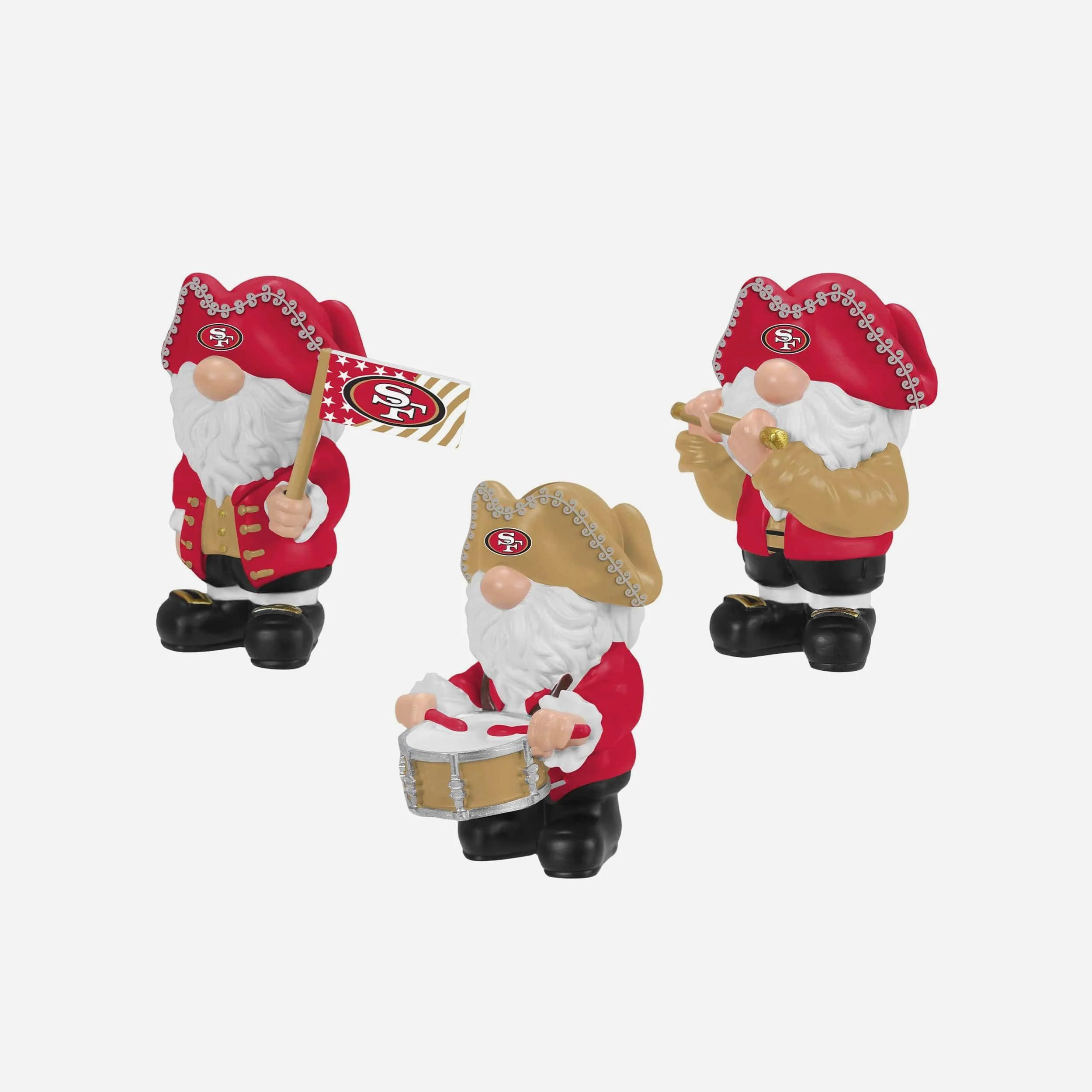 San Francisco 49ers 3 Pack Americana Mini Gnome Set - Image 3