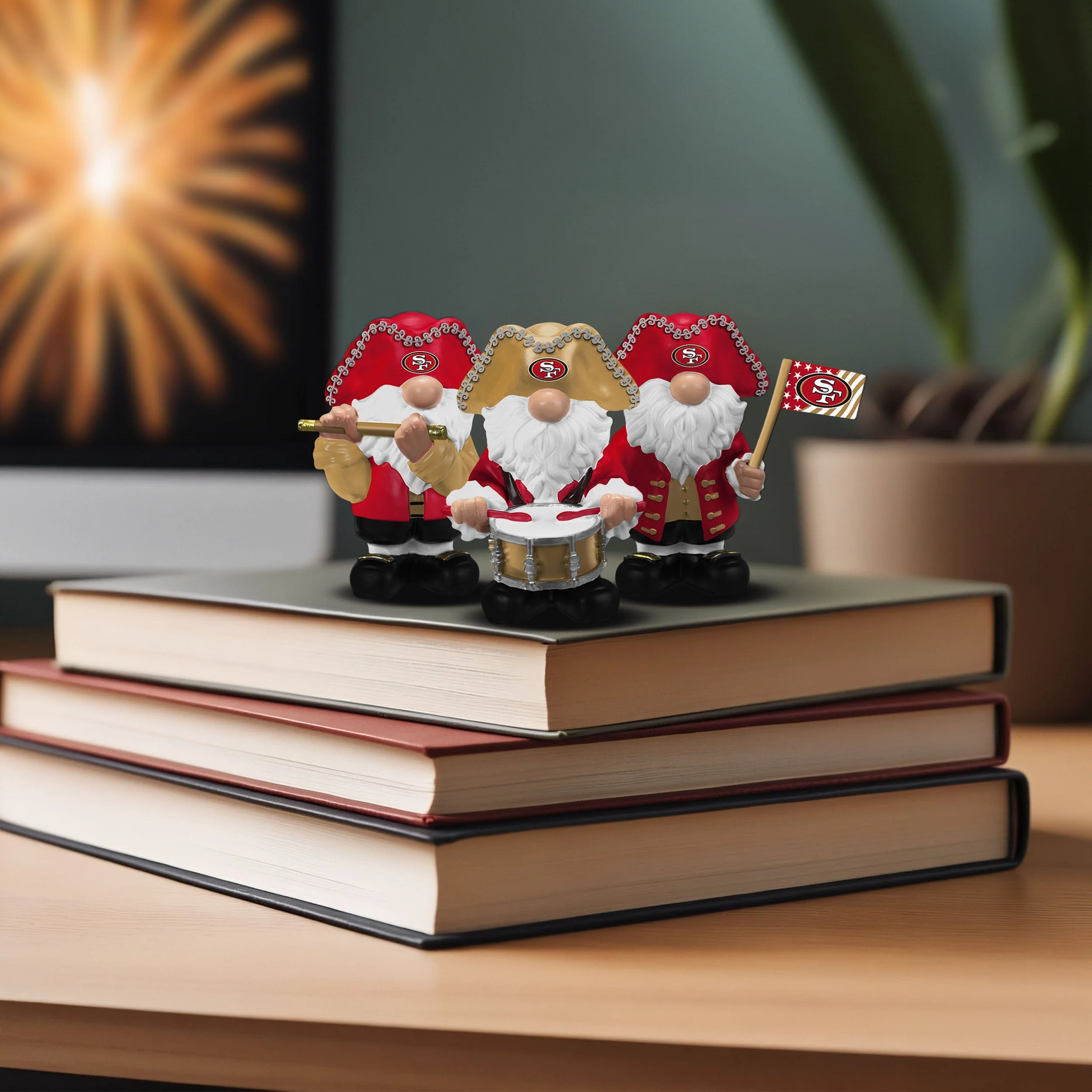 San Francisco 49ers 3 Pack Americana Mini Gnome Set - Image 4