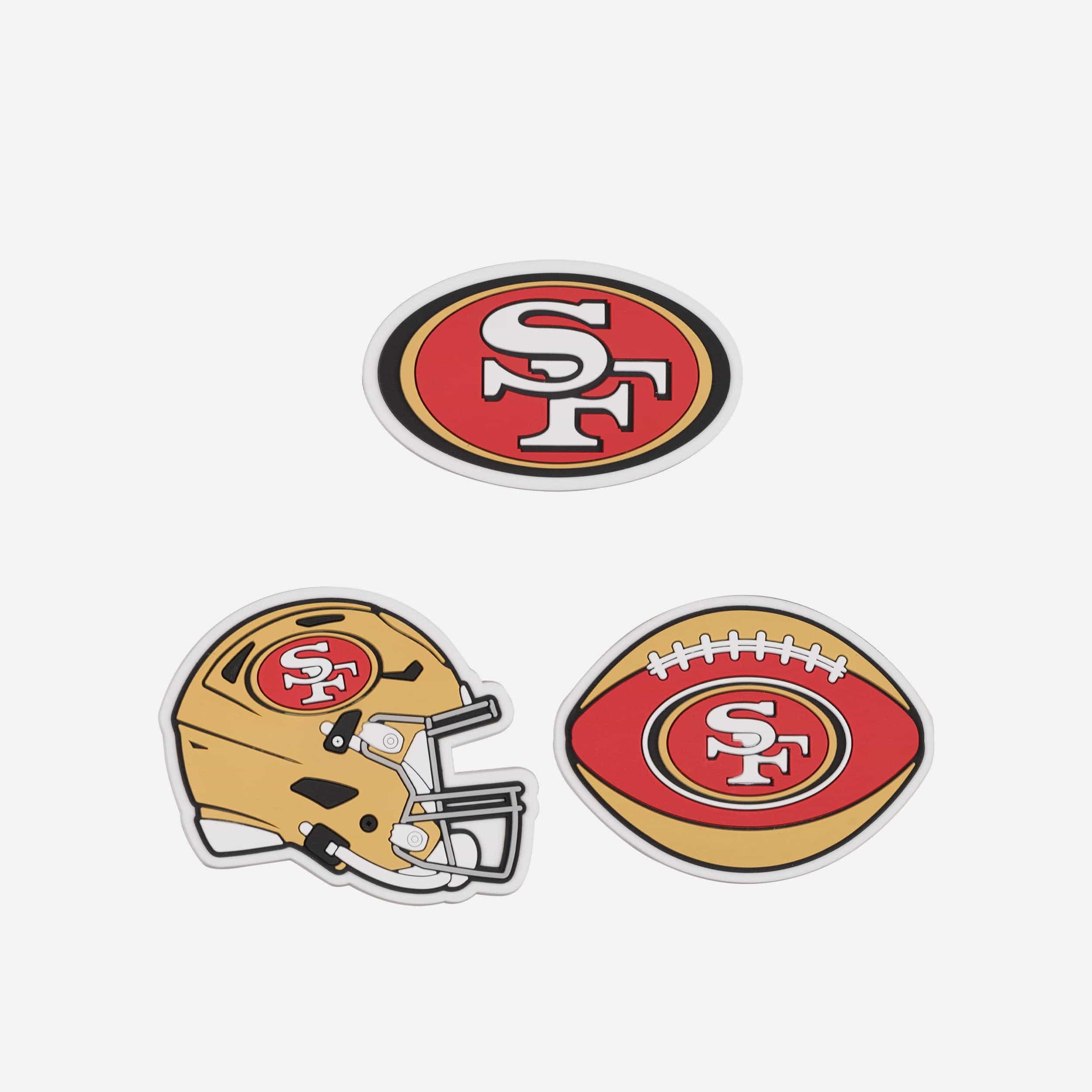 San Francisco 49ers 3 Pack Tailgate Tote Charms