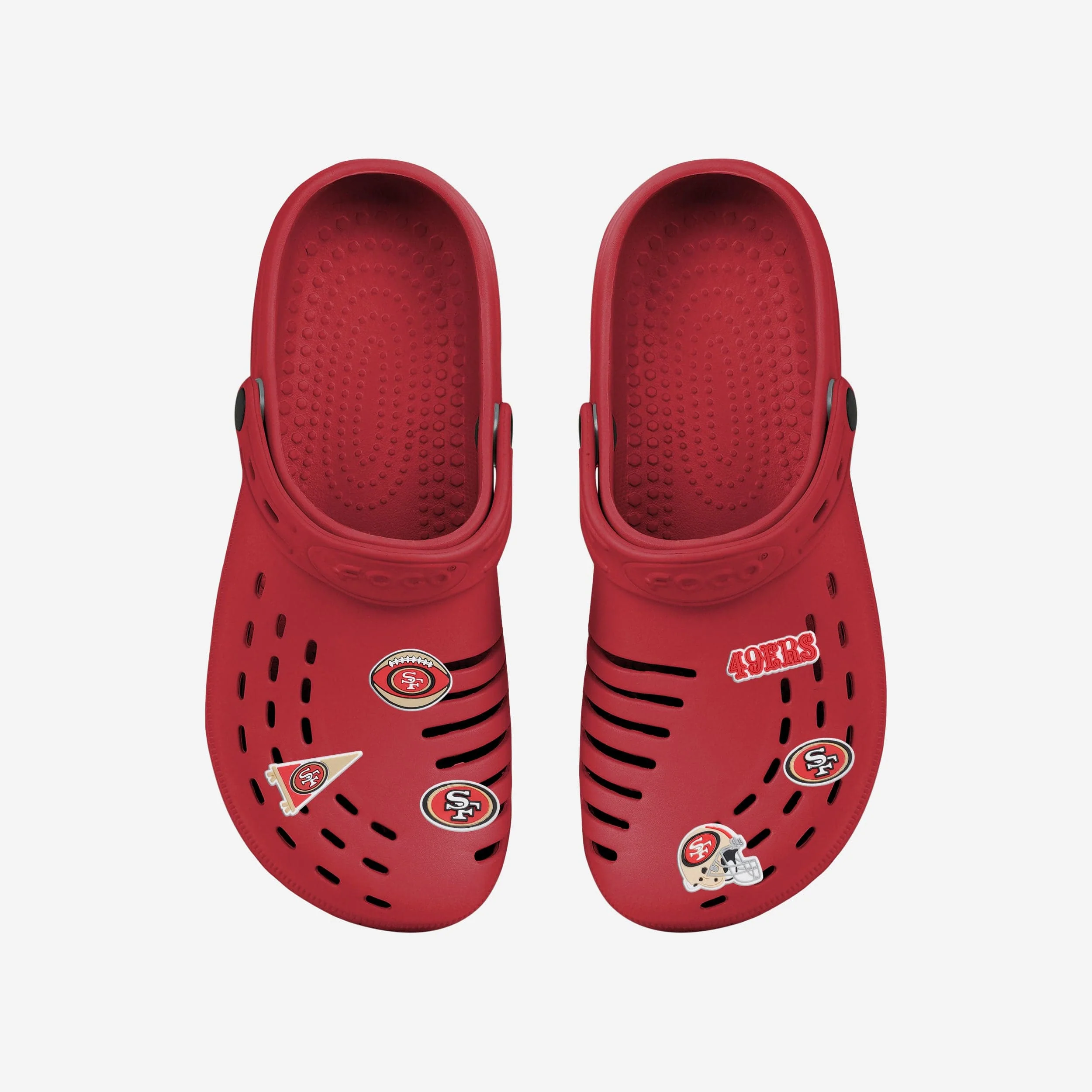 San Francisco 49ers 6 Pack Team Clog Charms - Image 4