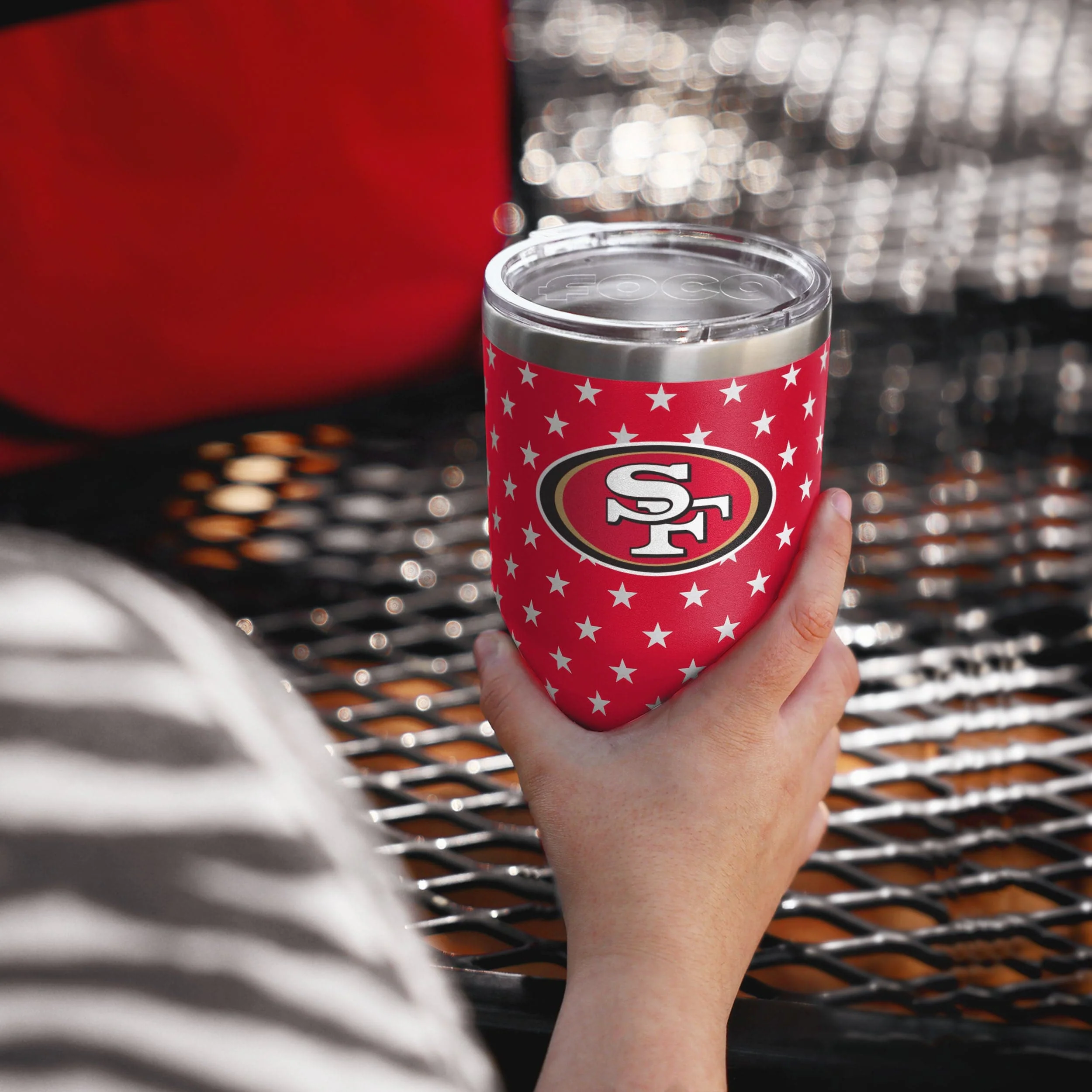 San Francisco 49ers Americana Team Logo 30 oz Tumbler - Image 3