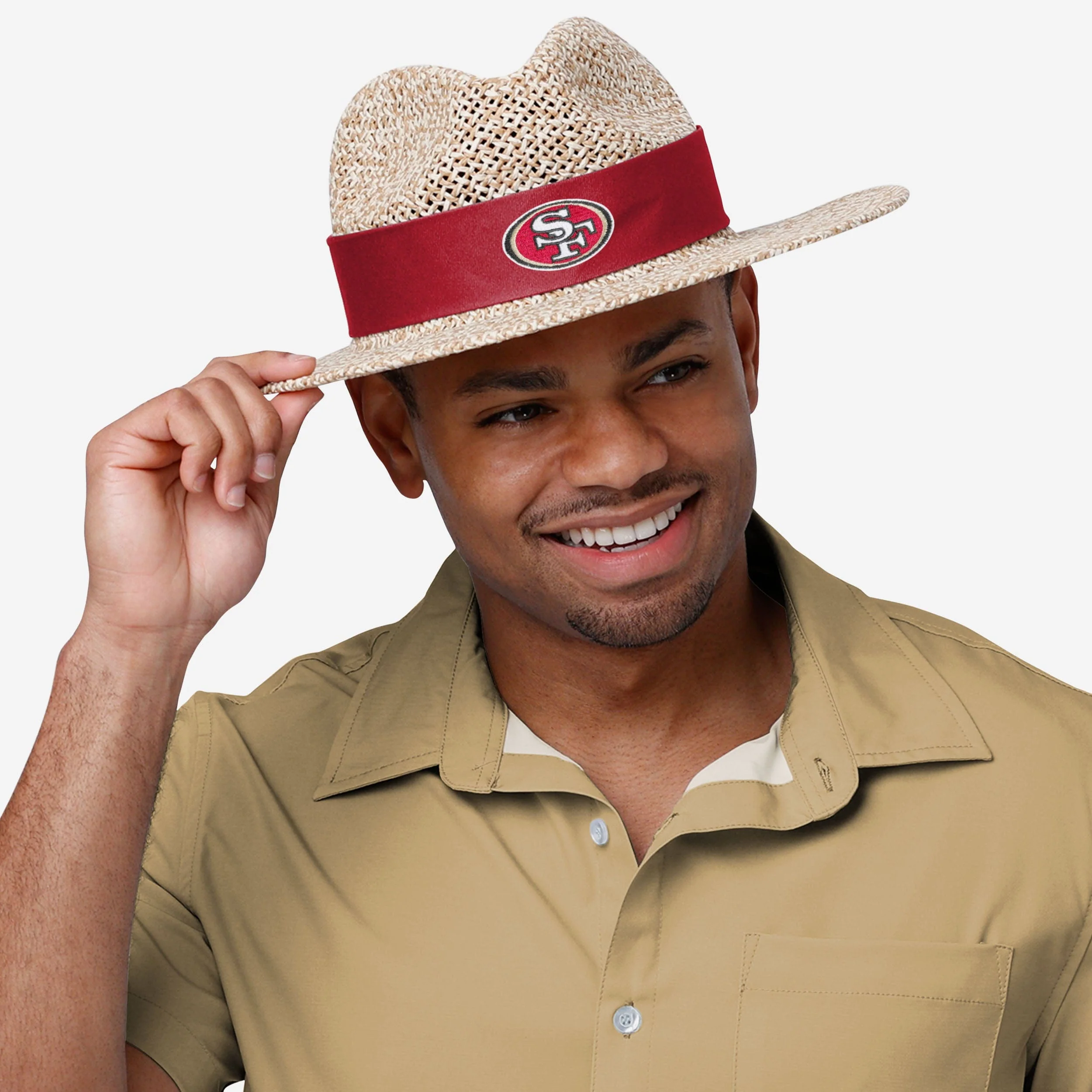 San Francisco 49ers Band Straw Hat - Image 6
