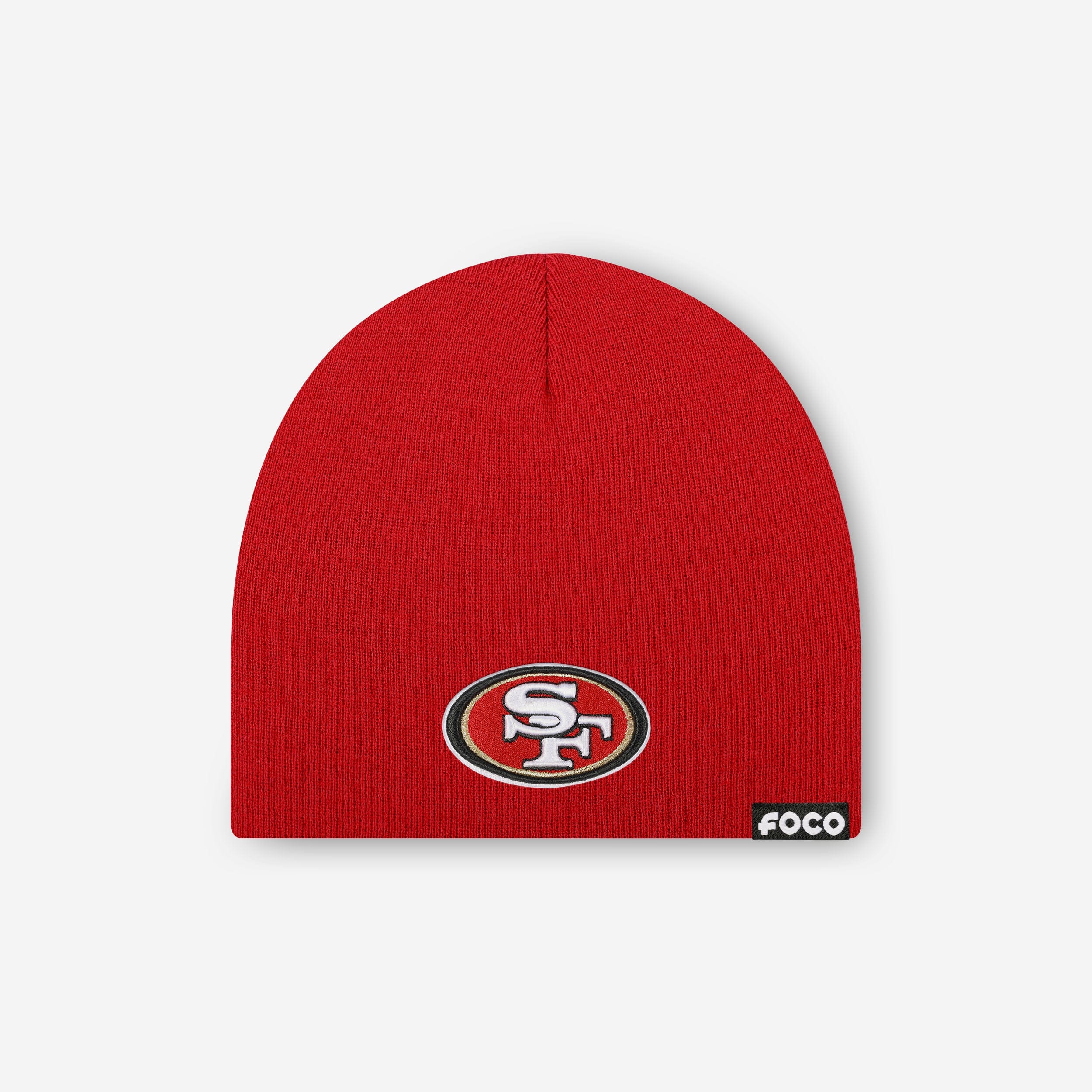 San Francisco 49ers Basic Primary Logo Skull Beanie