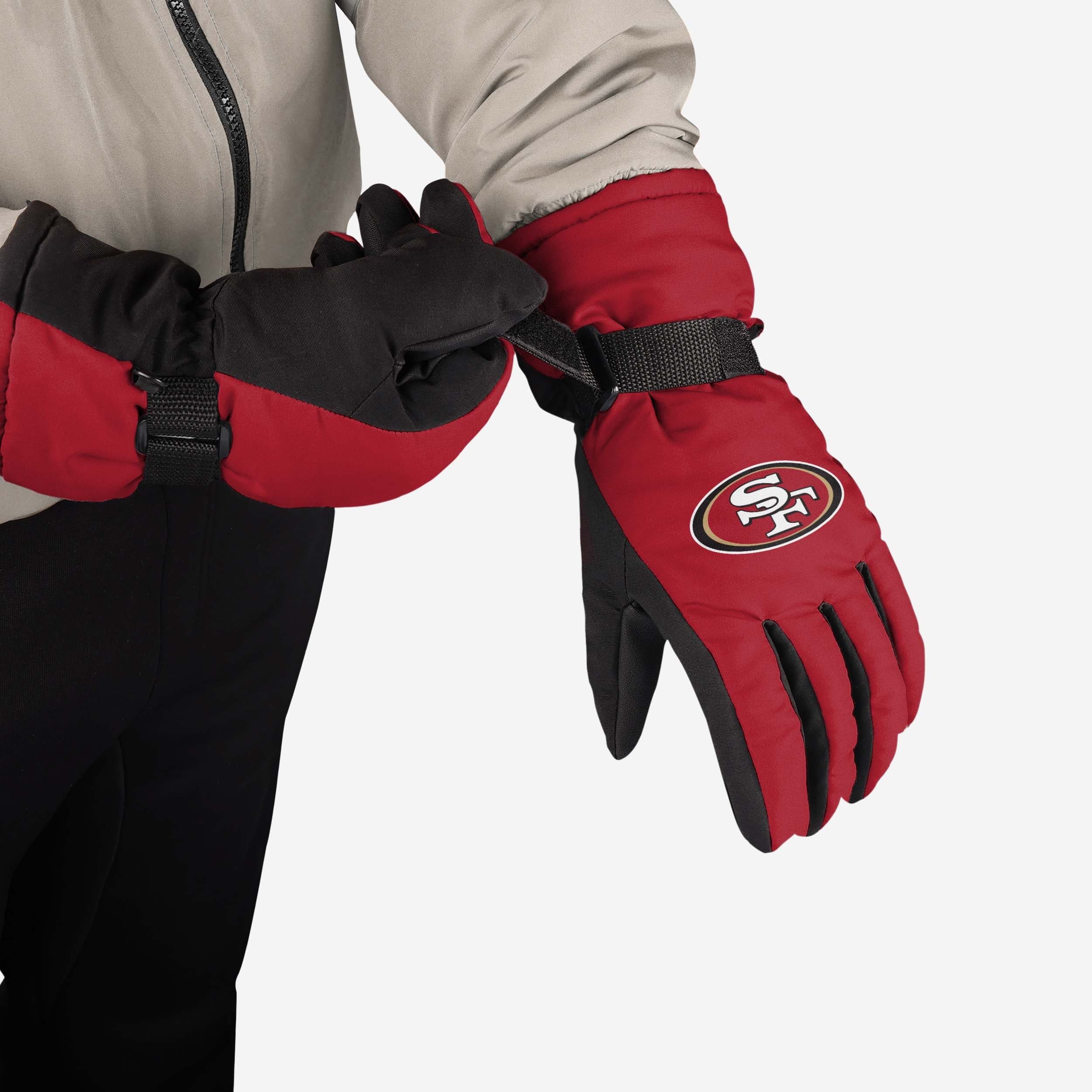 San Francisco 49ers Big Logo Insulated Gloves - Image 2