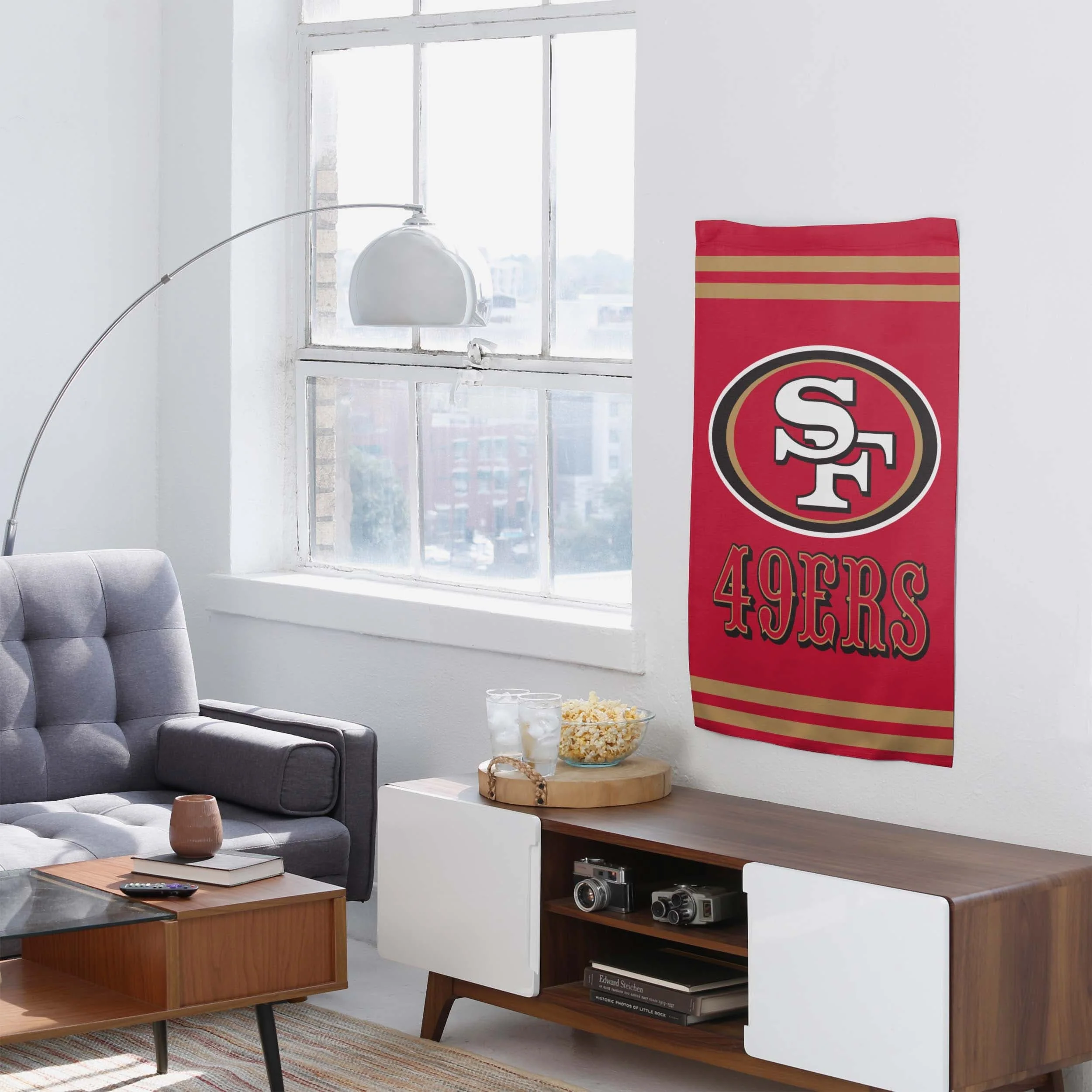 San Francisco 49ers Big Logo Vertical Flag - Image 4
