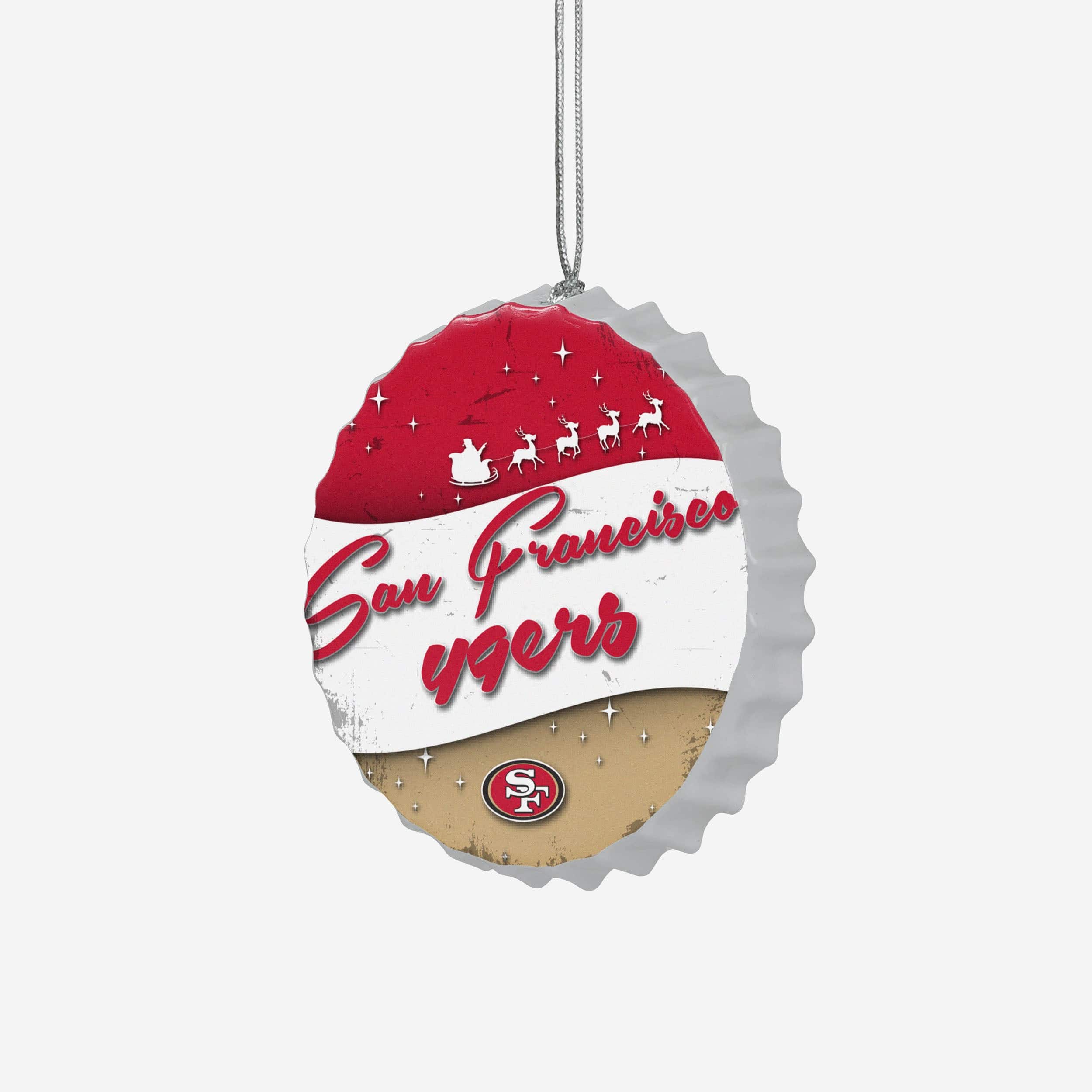 San Francisco 49ers Bottlecap Sign Ornament - Image 2